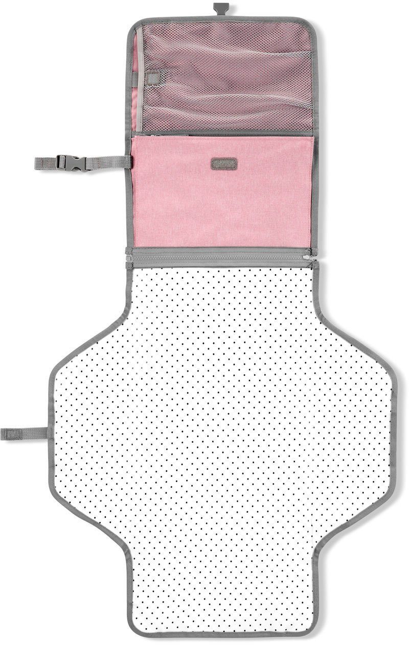 Skip Hop Luiertas Pronto, pink met bevestiging voor kinderwagen