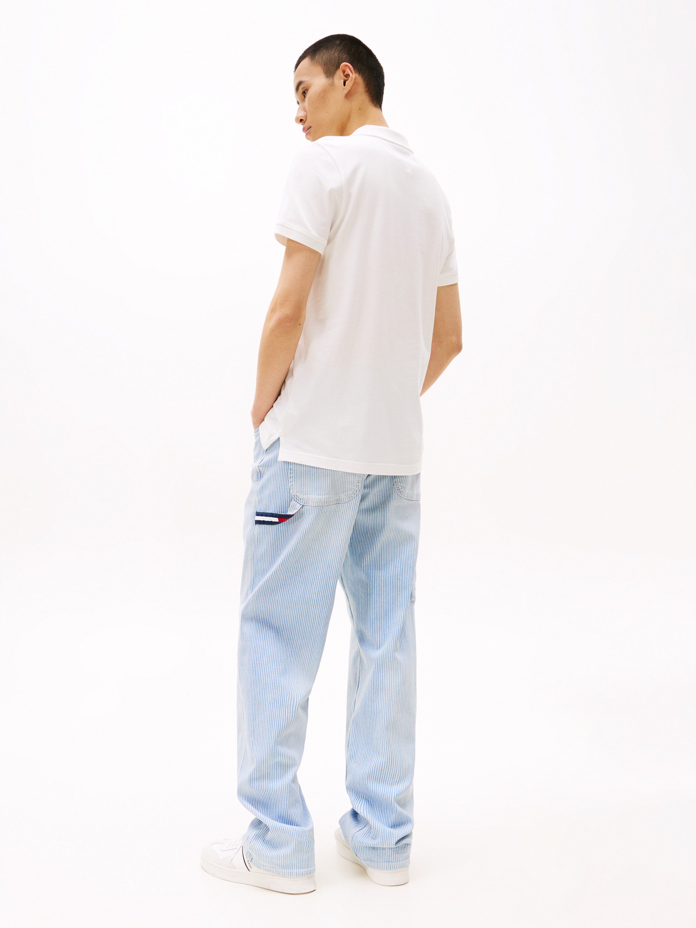 TOMMY JEANS Poloshirt TJM SLIM PLACKET POLO EXT