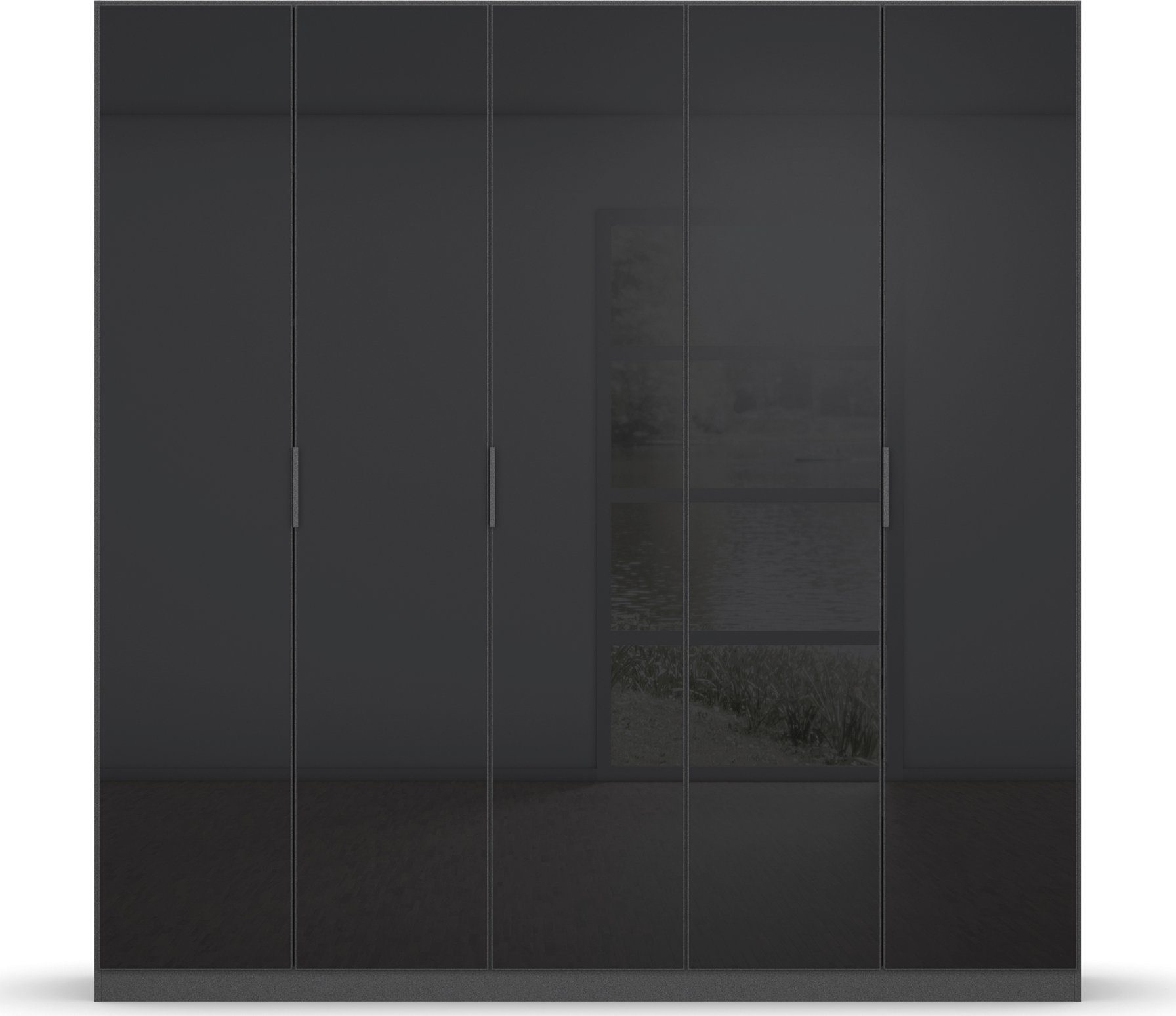 rauch Draaideurkast Kledingkast kast garderobe KOLUNA met hoogwaardige glasfront