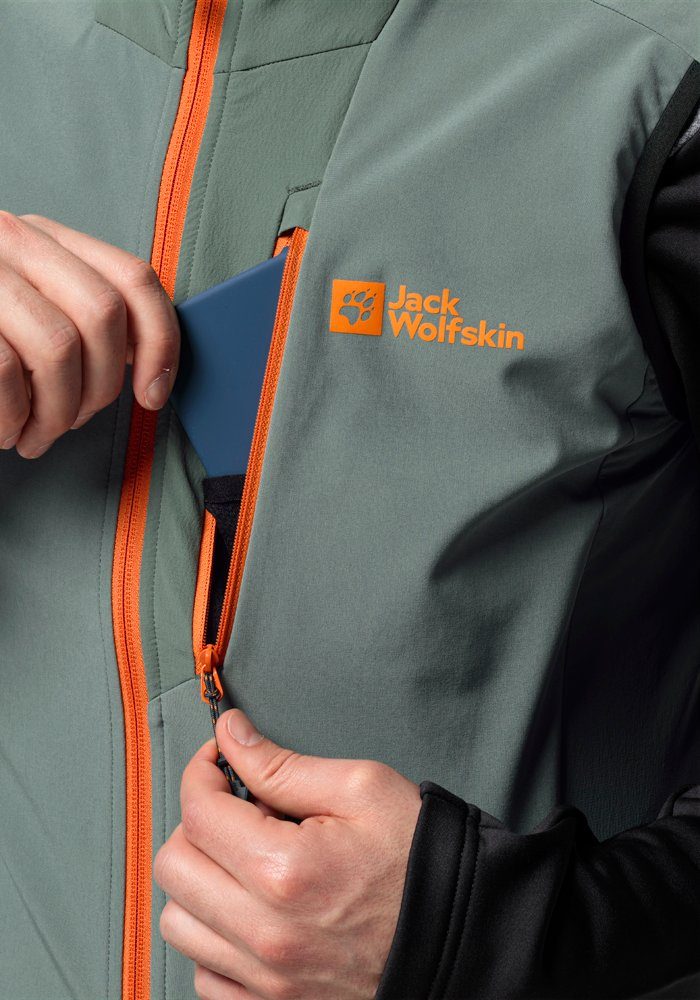 Jack Wolfskin Softshell-bodywarmer ALPSPITZE VEST M