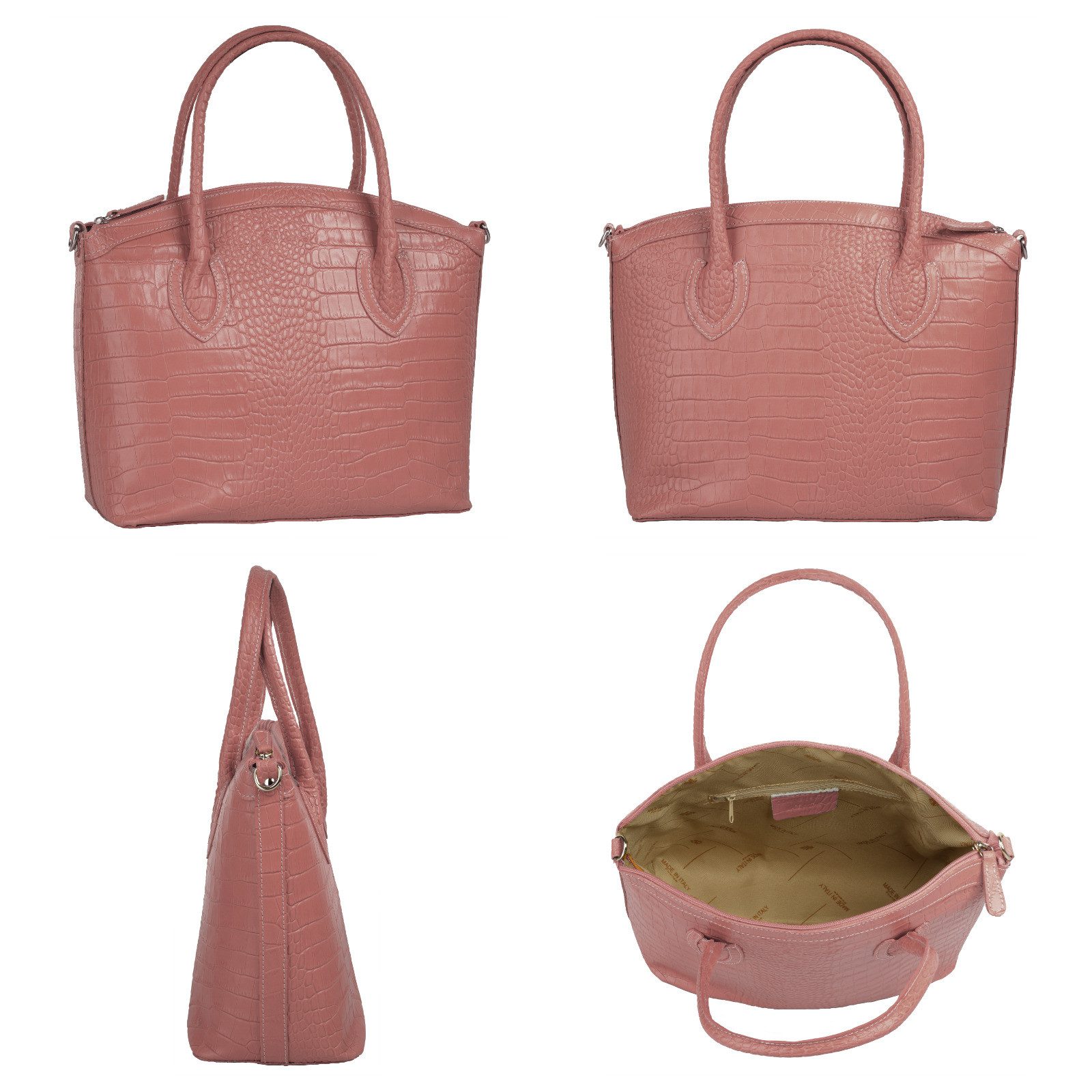 Cluty Tas echt leer, made in italy