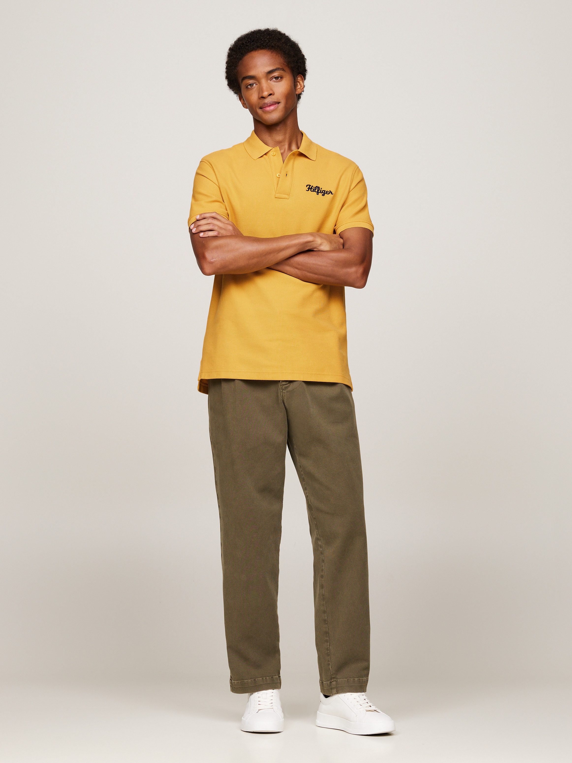 Tommy Hilfiger Poloshirt HILFIGER CHAINSTITCH REG POLO