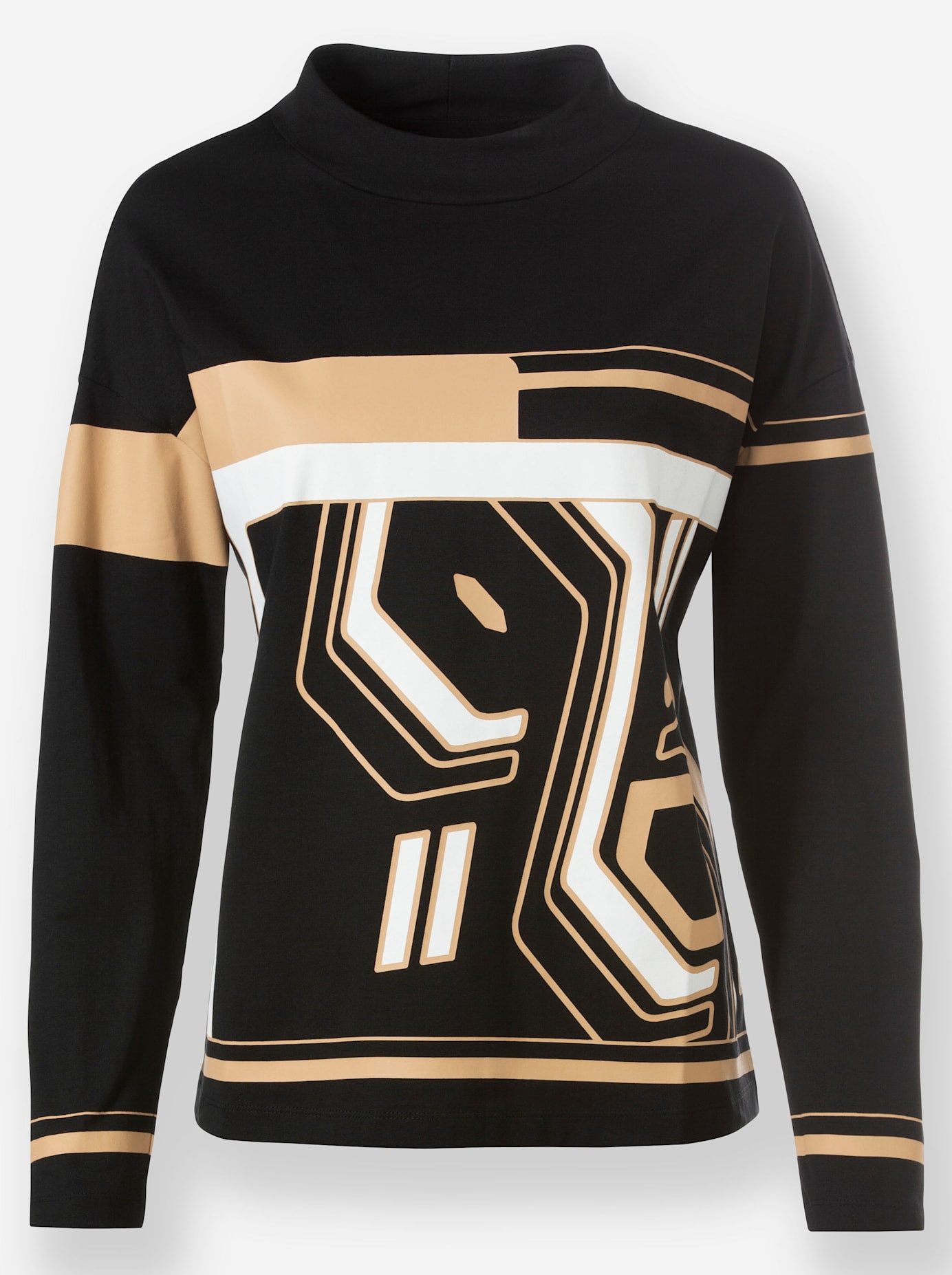 heine Shirt met lange mouwen Gedessineerd shirt (1-delig)