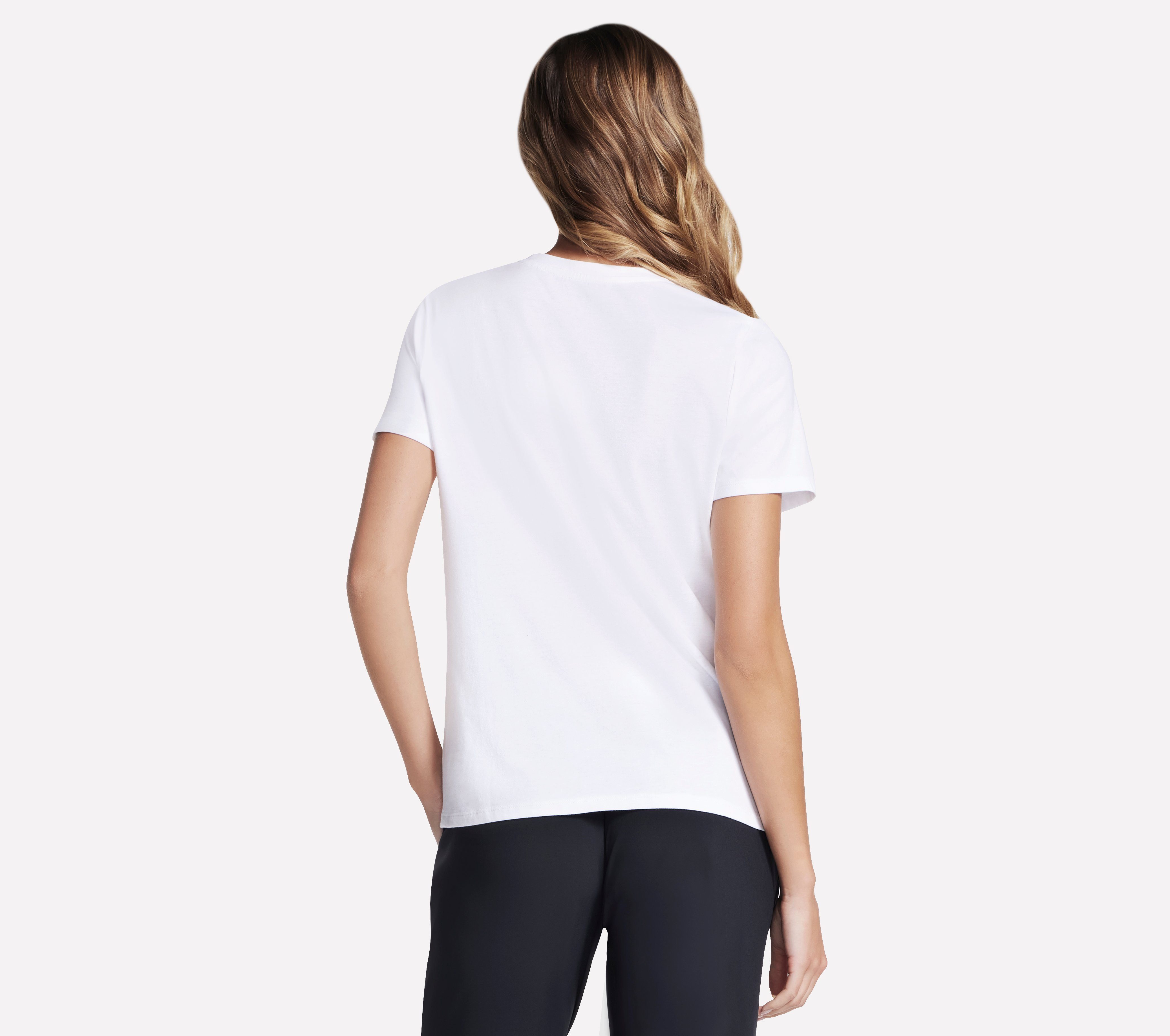 Skechers T-shirt Bright white