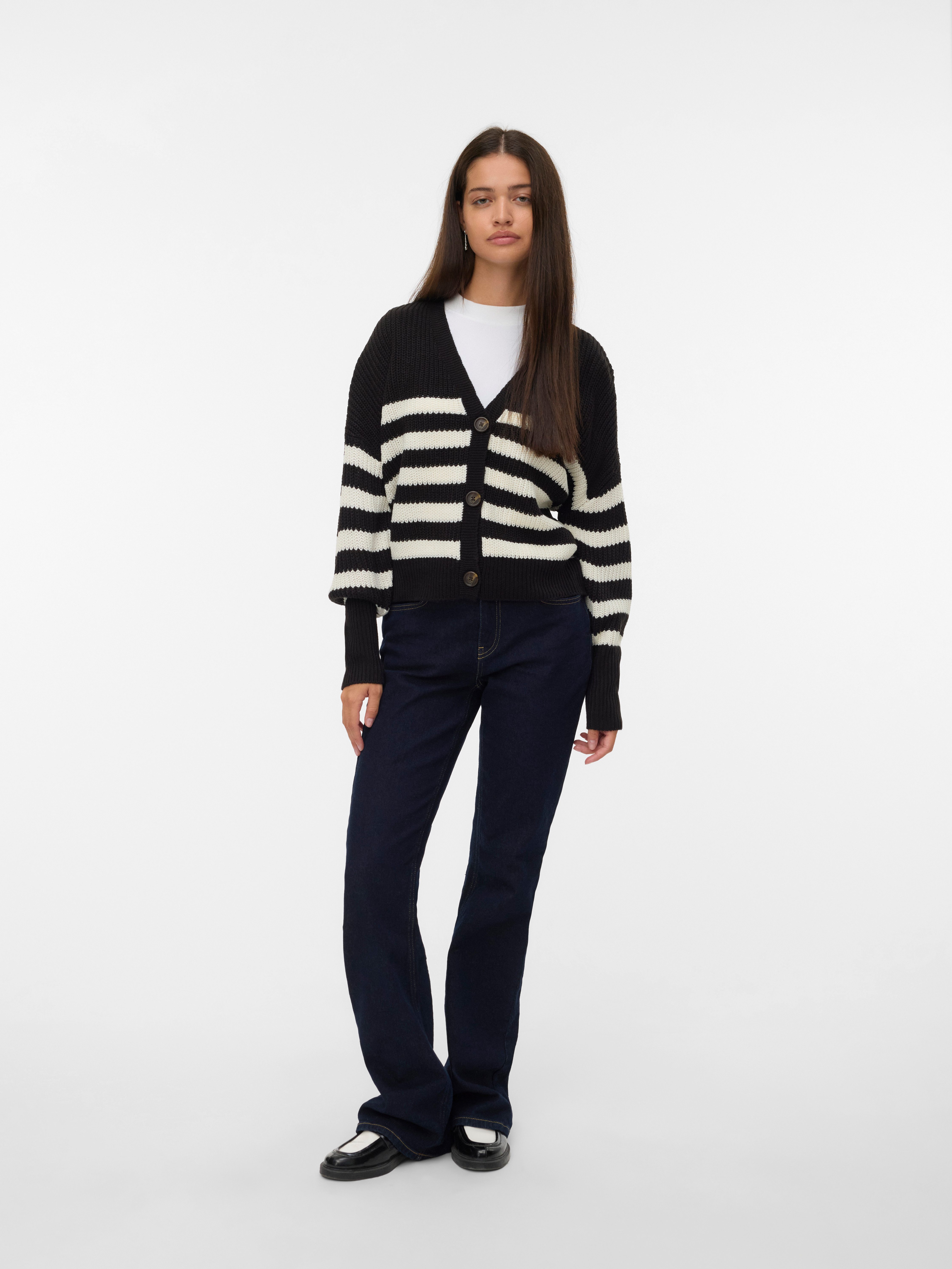 Vero Moda Vest VMLEA LS V-NECK CUFF CARDIGAN NOOS