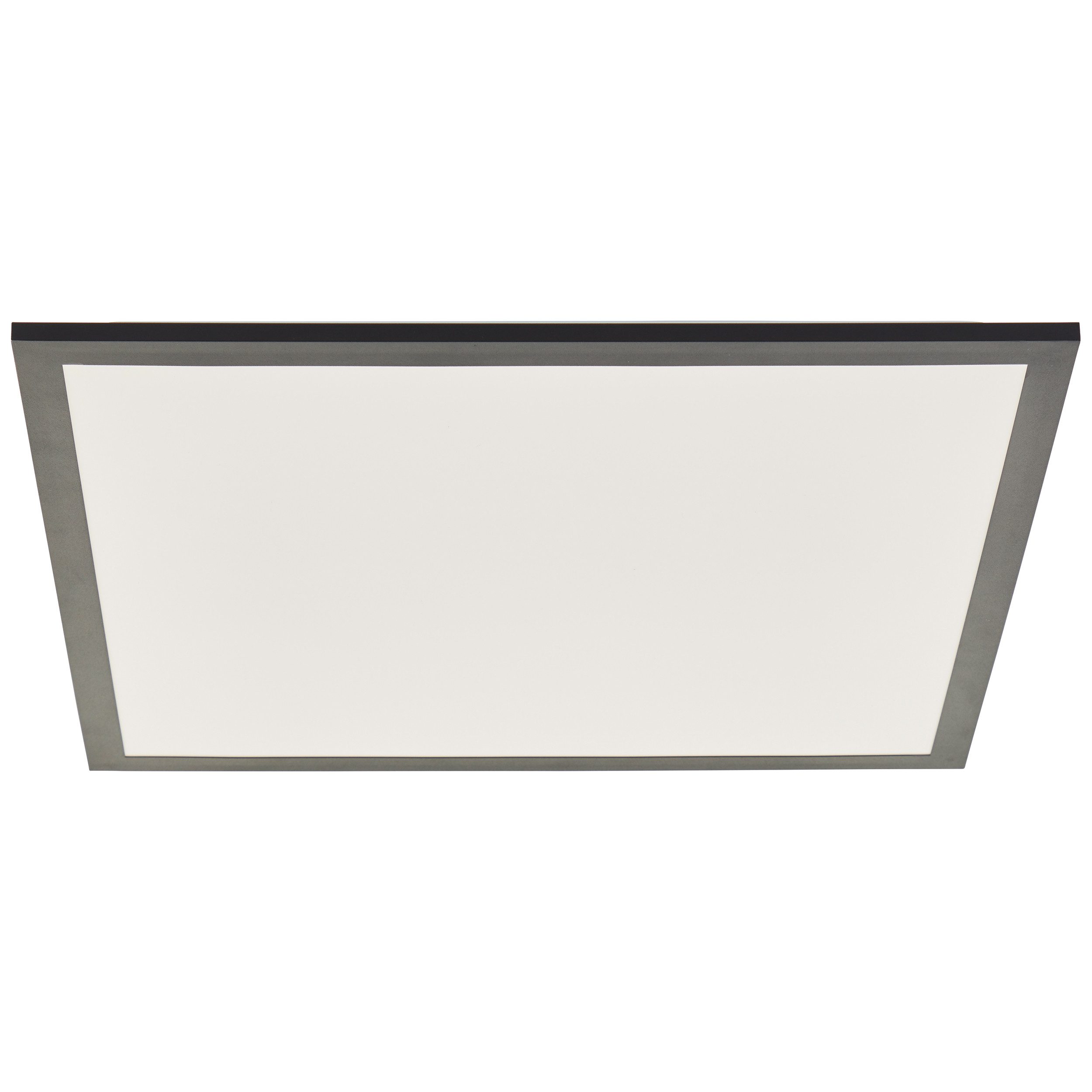Brilliant Leuchten Led-plafondlamp Briston Opbouw LED paneel, 45 x 45 cm, 2800 lm, 4000 K, aluminium (1 stuk)