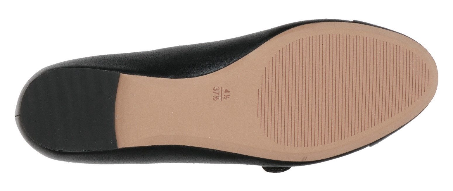 Caprice Ballerina's met riempje , comfort schoen, business schoen, flats met klittenbandriempjes