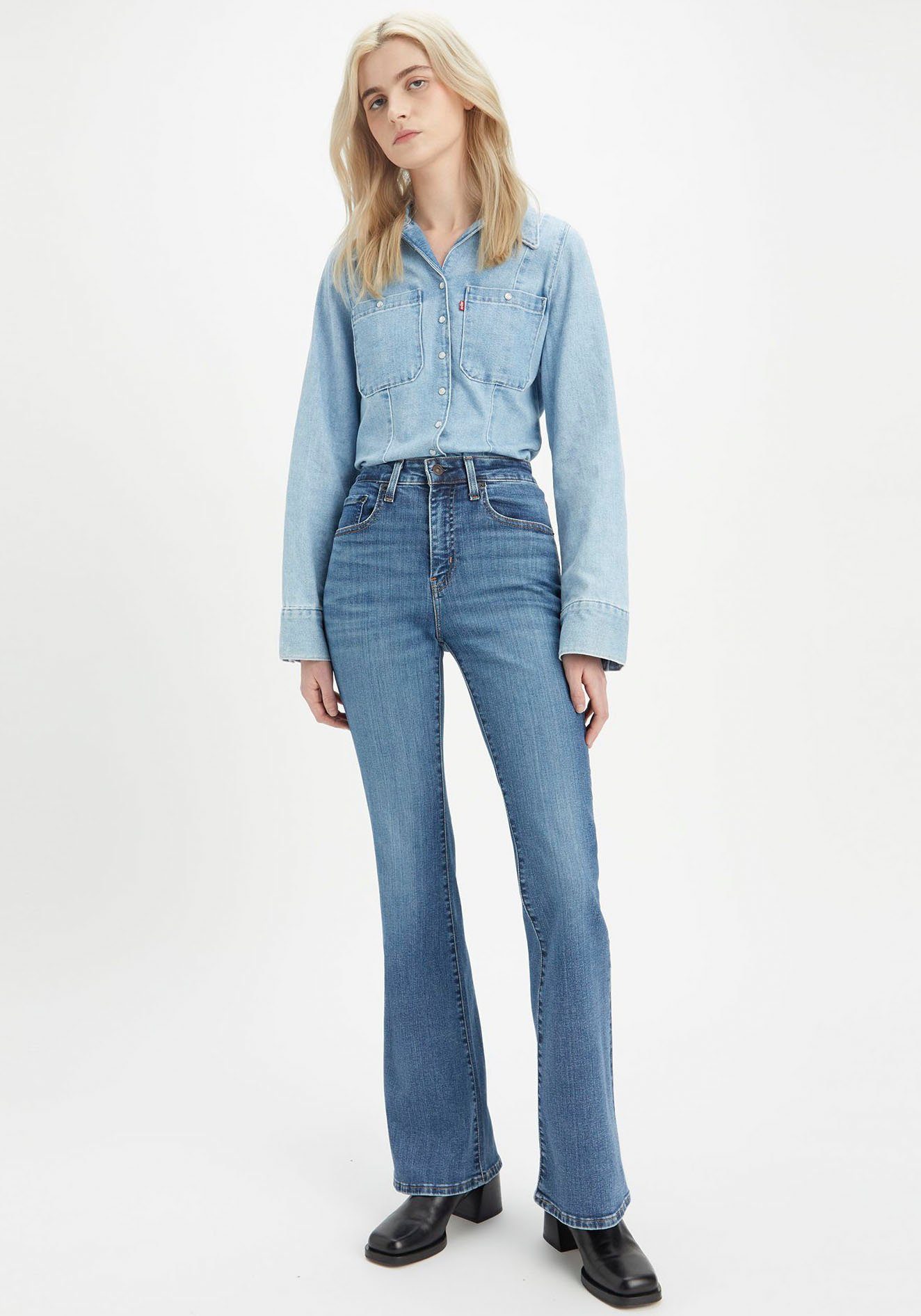Levi's® Wijd uitlopende jeans 726 HR FLARE