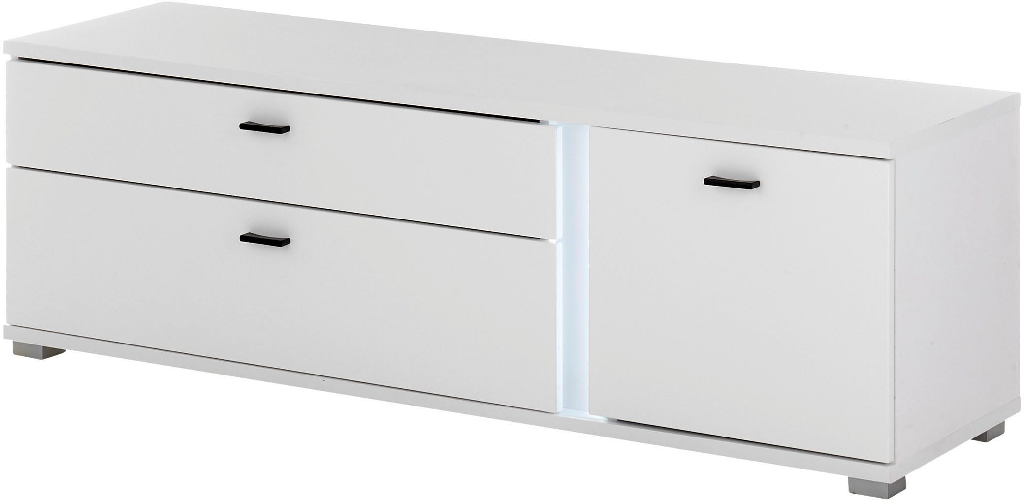 INOSIGN Tv-meubel Long Island in moderne trendkleur, inclusief verticale verlichting, breedte 150 cm (1 stuk)