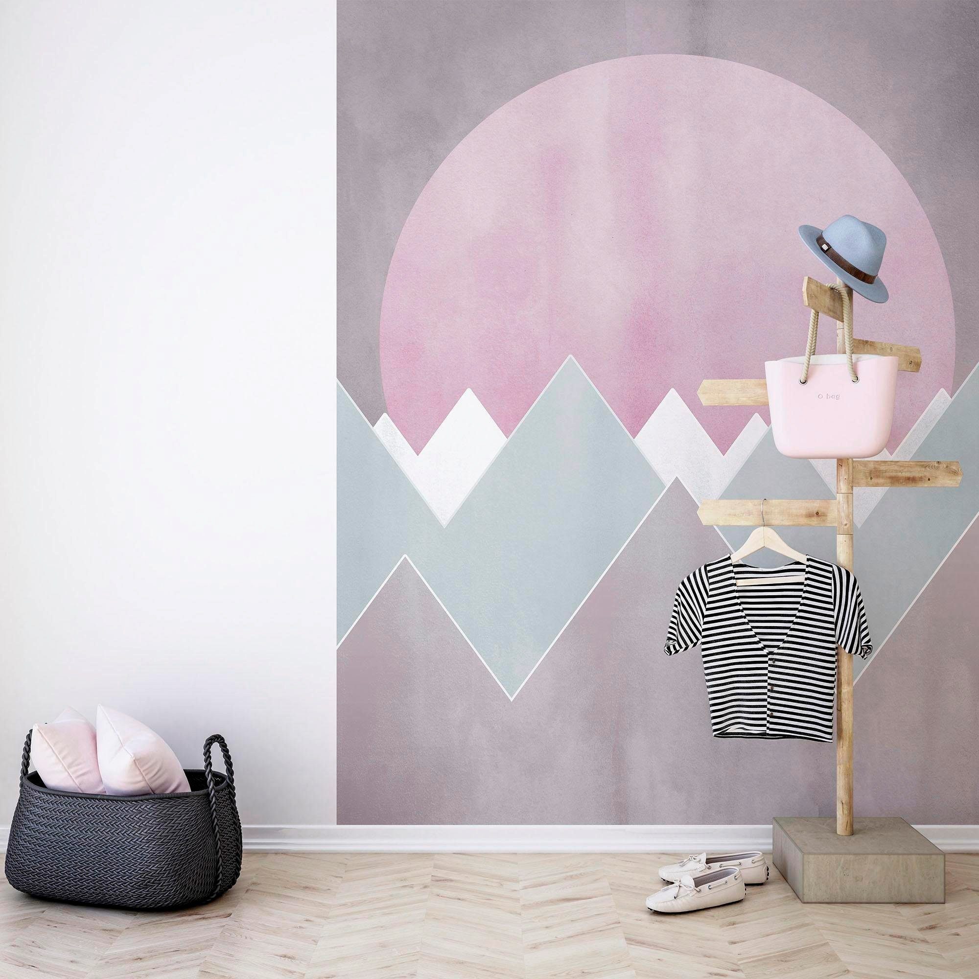 Komar Vliesbehang Digitale print vlies - Sunrise Gentle - Afmeting 200 x 250 cm (1 stuk)