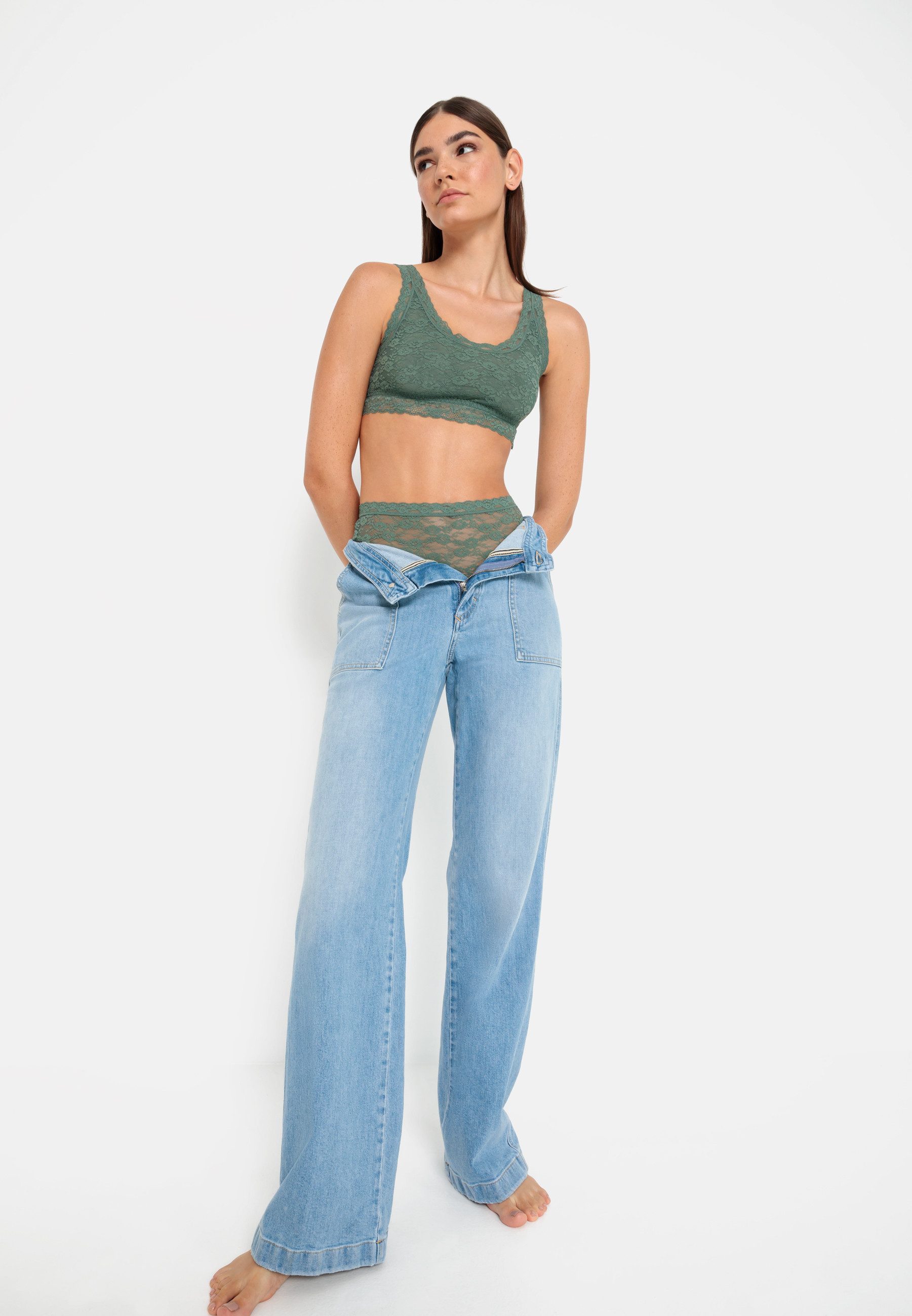LSCN by LASCANA Bustier van fijne kant (1-delig)