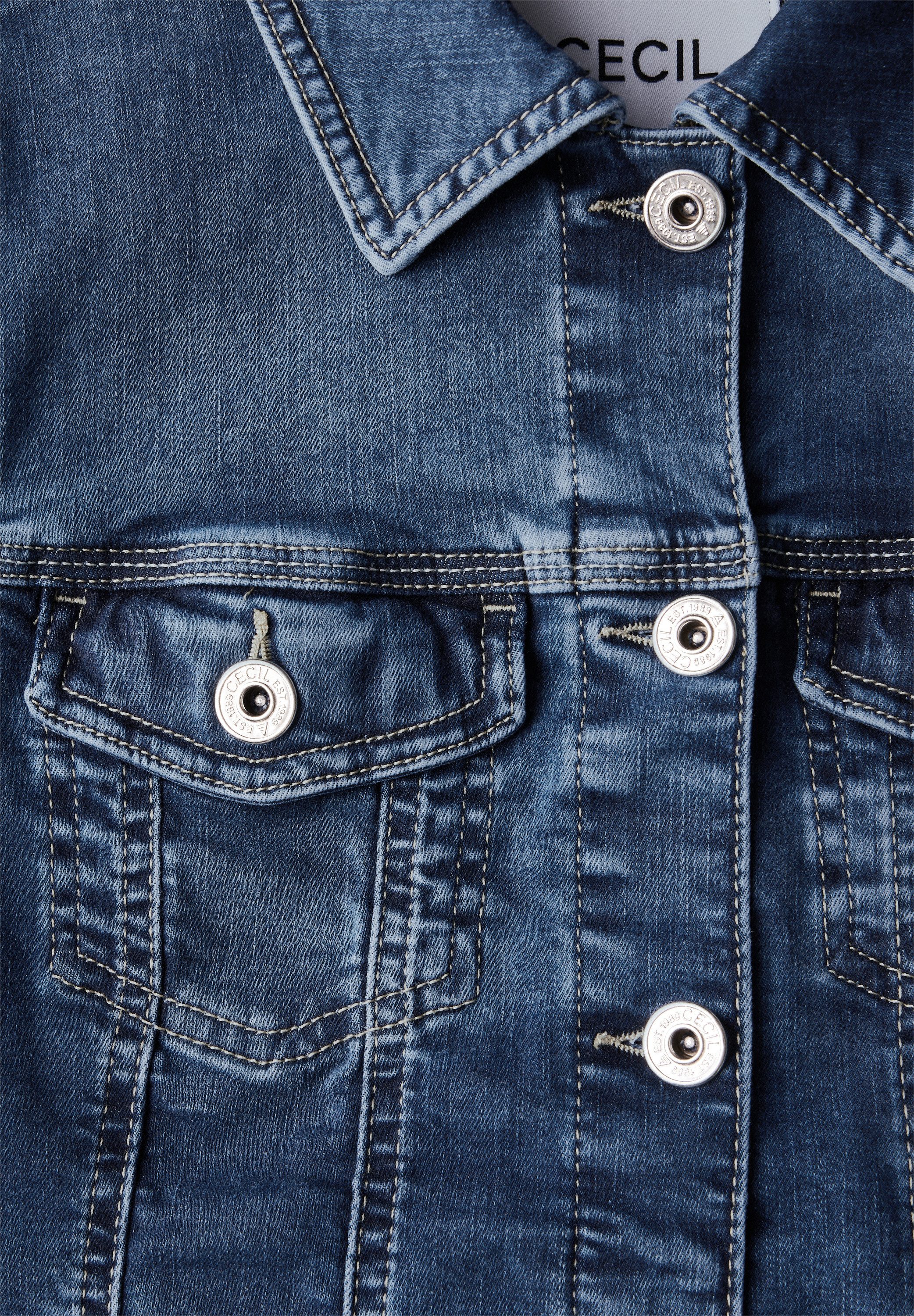 Cecil Jeansjack met borstzakken