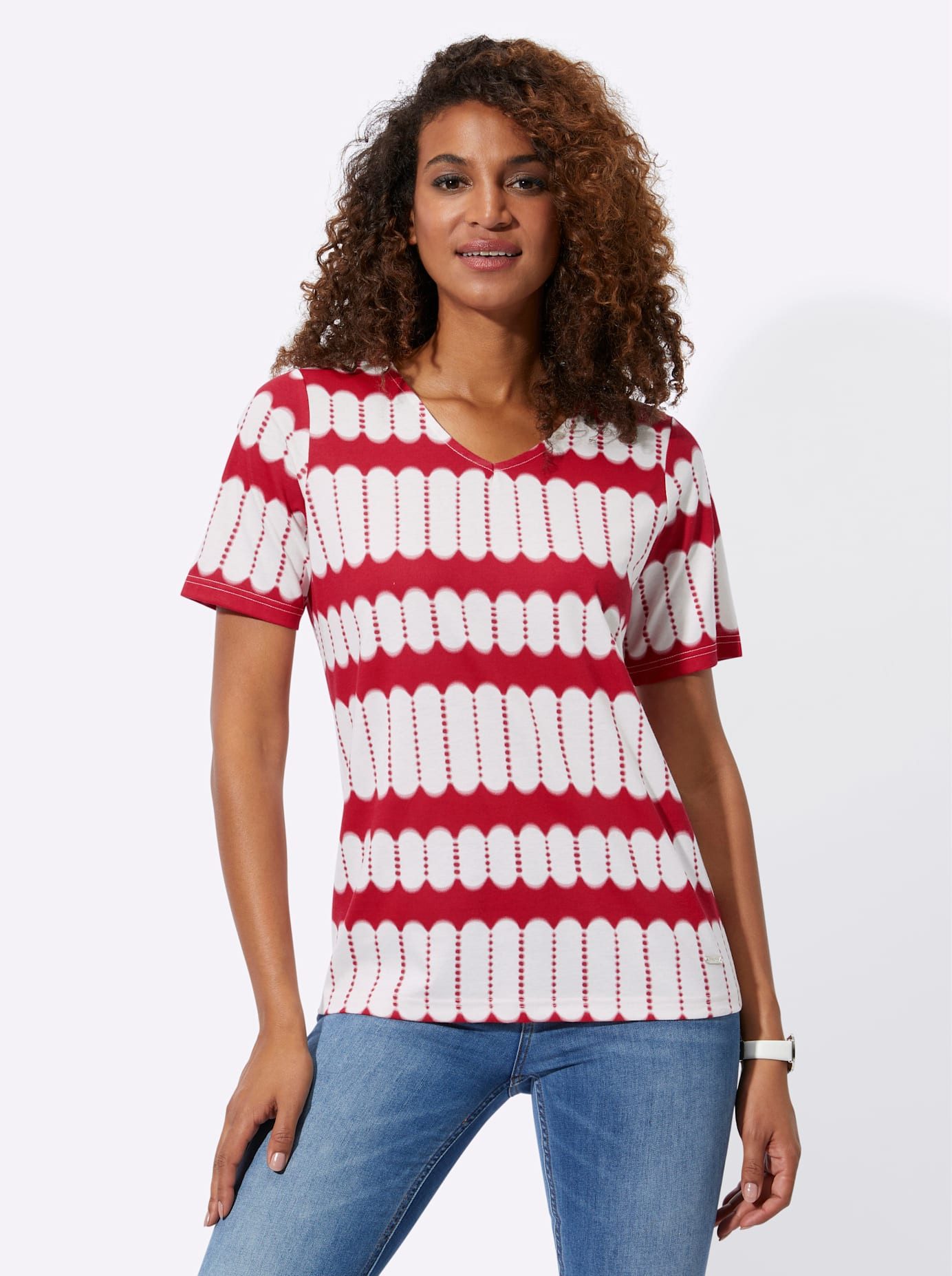 Casual Looks Shirt met korte mouwen Shirt (1-delig)