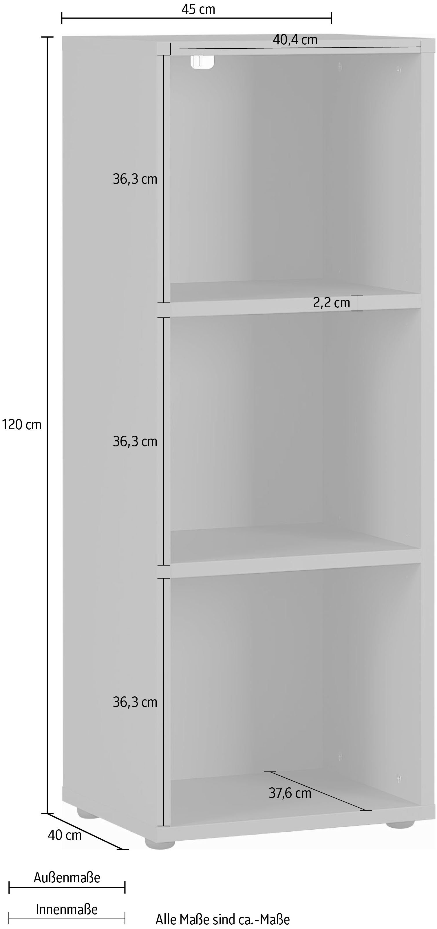 GERMANIA Ordnerrek GW-Agenda archiefkast met verstelbare planken, breedte 45 of 80 cm, made in germany