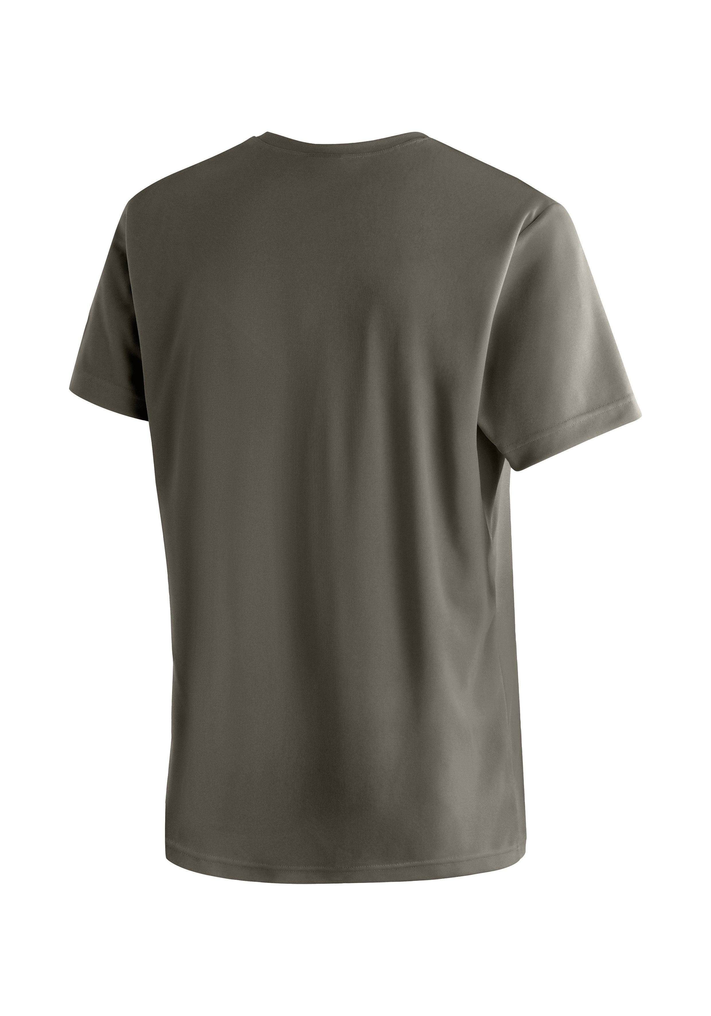 Maier Sports T-shirt Dieter print Heren functioneel shirt, vrijetijdsshirt met print, regular fit