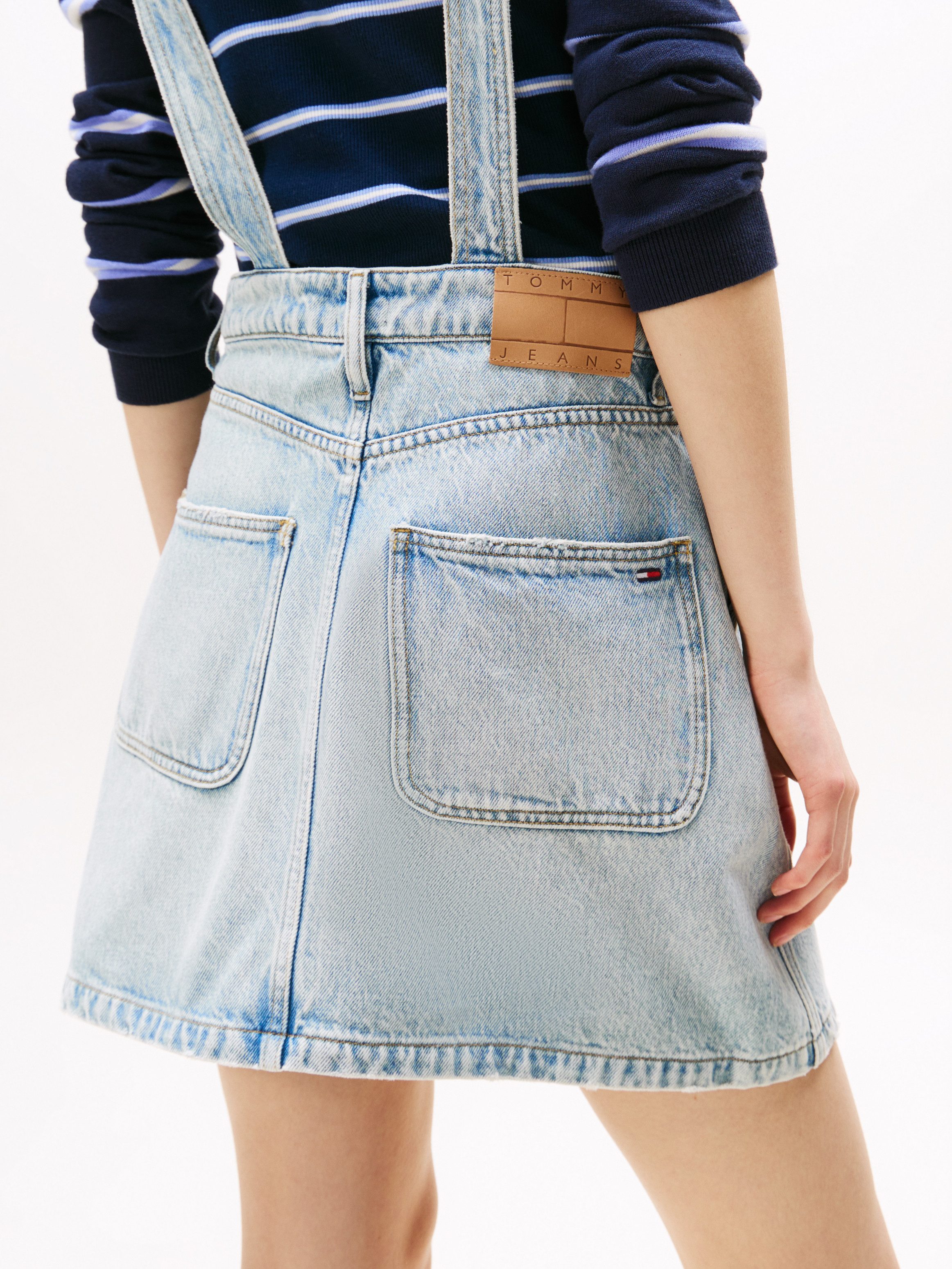 TOMMY Jeans jurk DENIM DUNGAREE DRESS DI2014