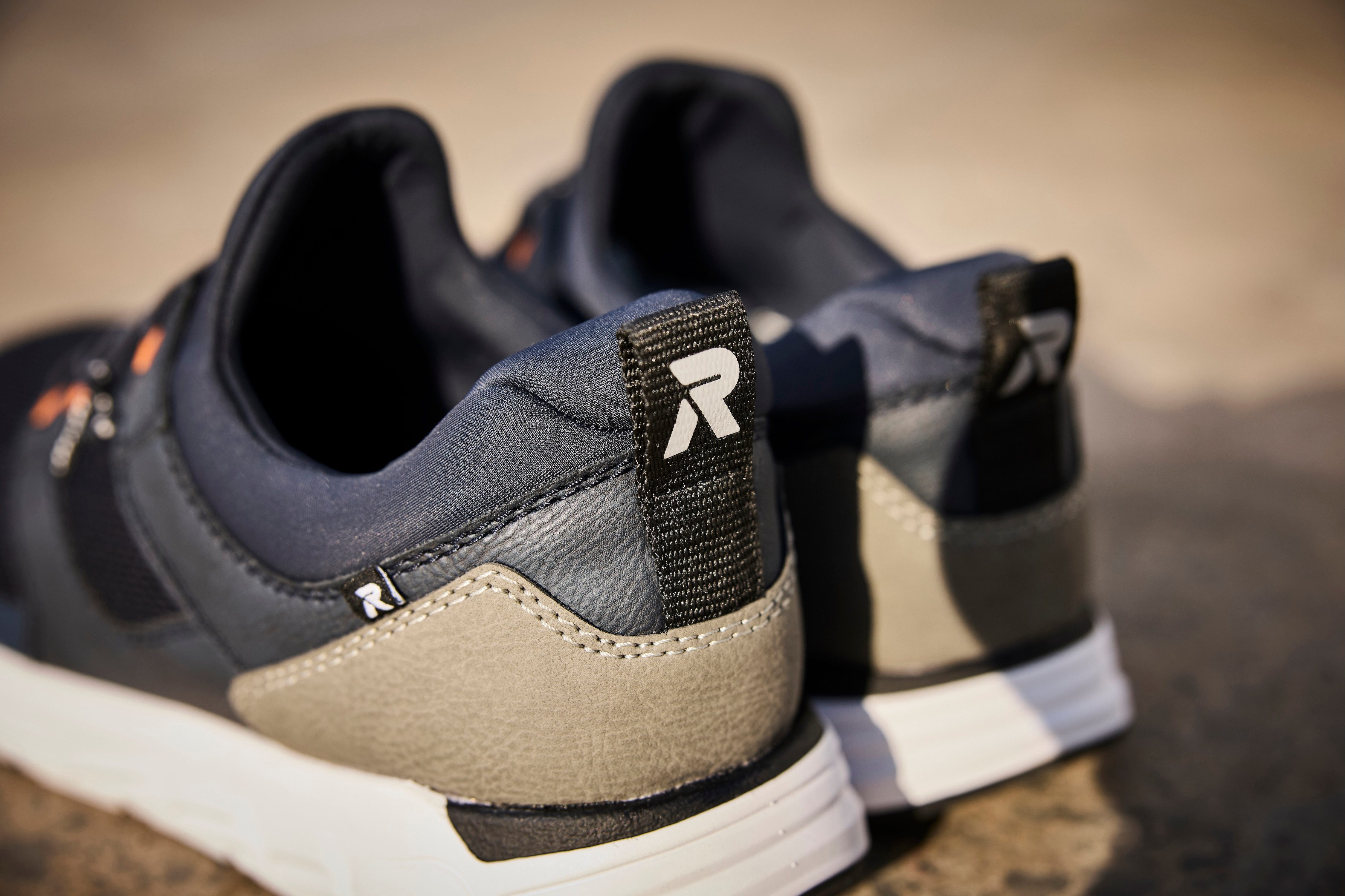 RIEKER Sport Slip-on sneakers uit de nieuwe christoph kramer collectie, met memocup binnenzool