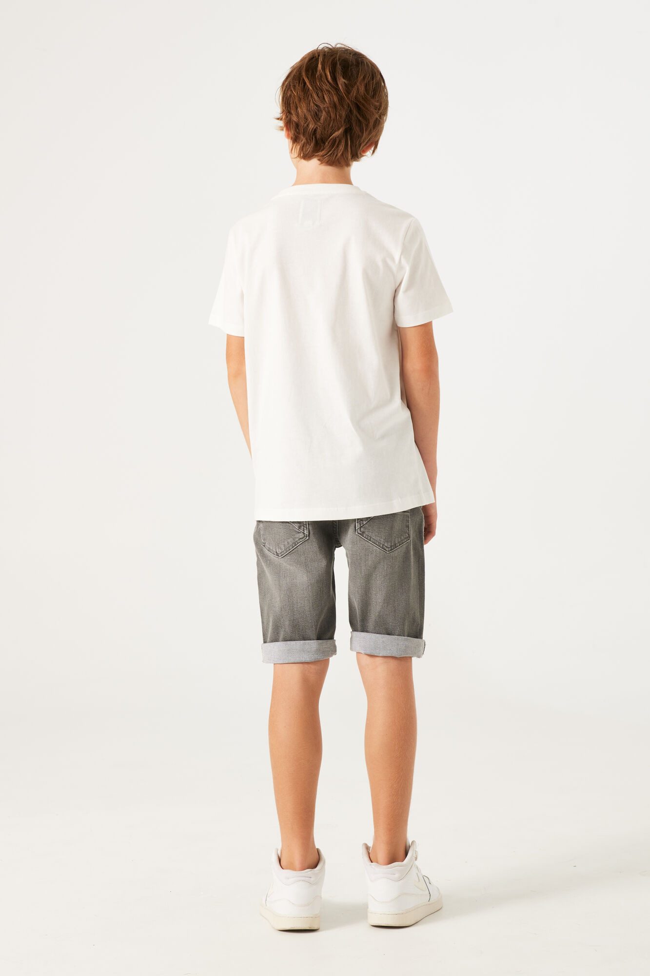 Garcia Jeansshort TAVIO met used-effecten