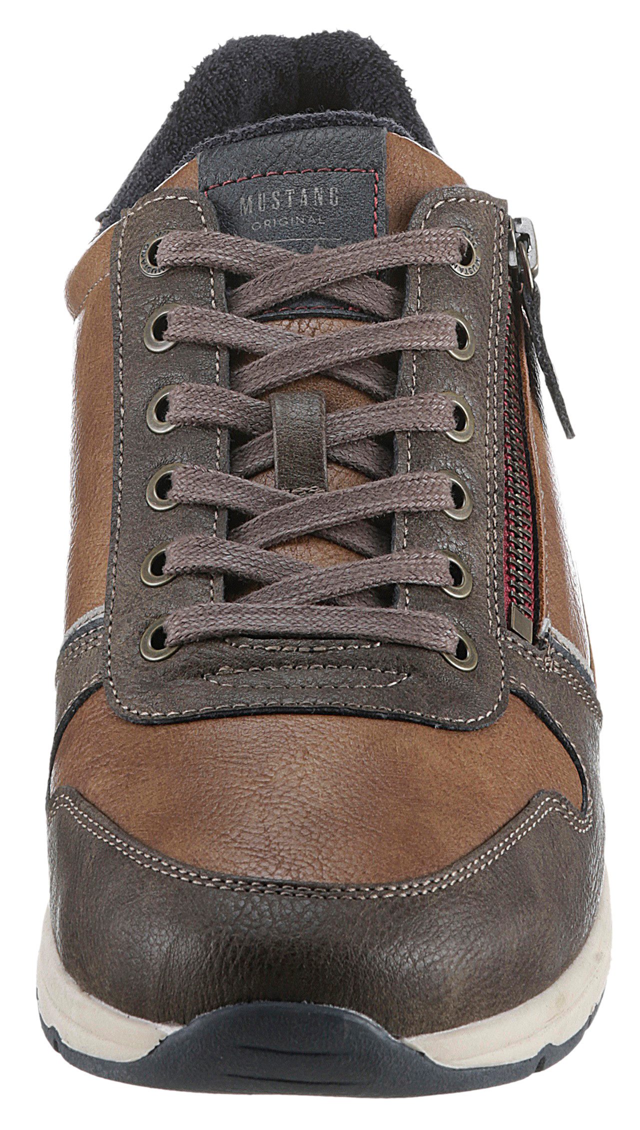 Mustang Shoes Sneakers met rits, vrijetijdsschoen, lage schoen, veterschoen