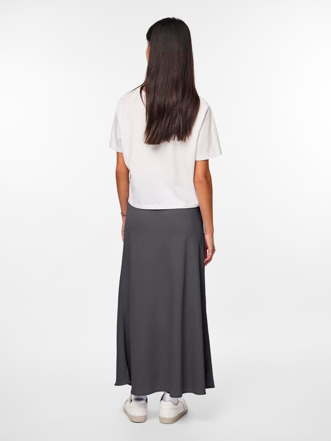 pieces Midirok PCFRANAN HW MIDI SKIRT NOOS BC