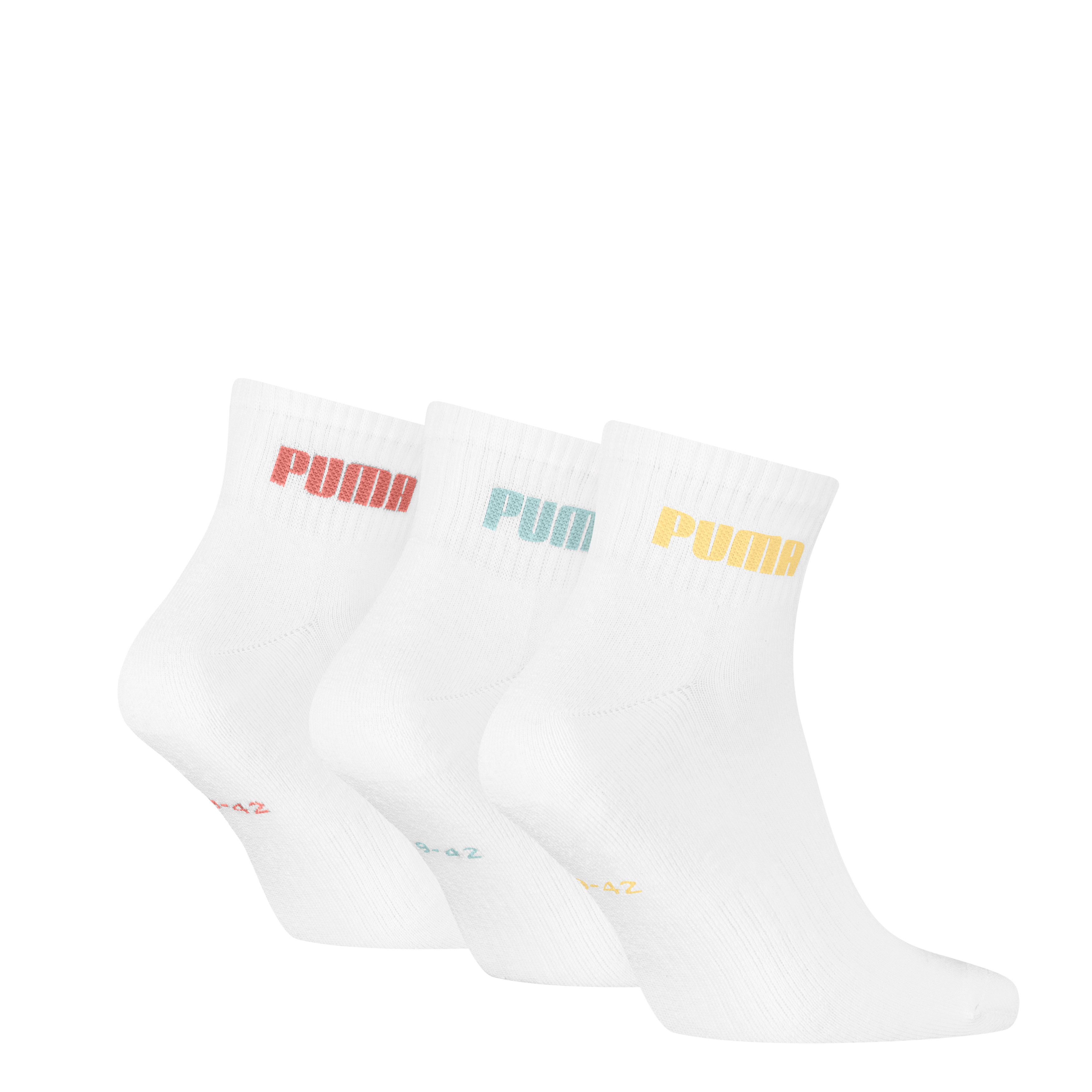 PUMA Korte sokken PUMA UNISEX CUSHIONED NEXT QUARTER 3P (3 paar, 3 paar)