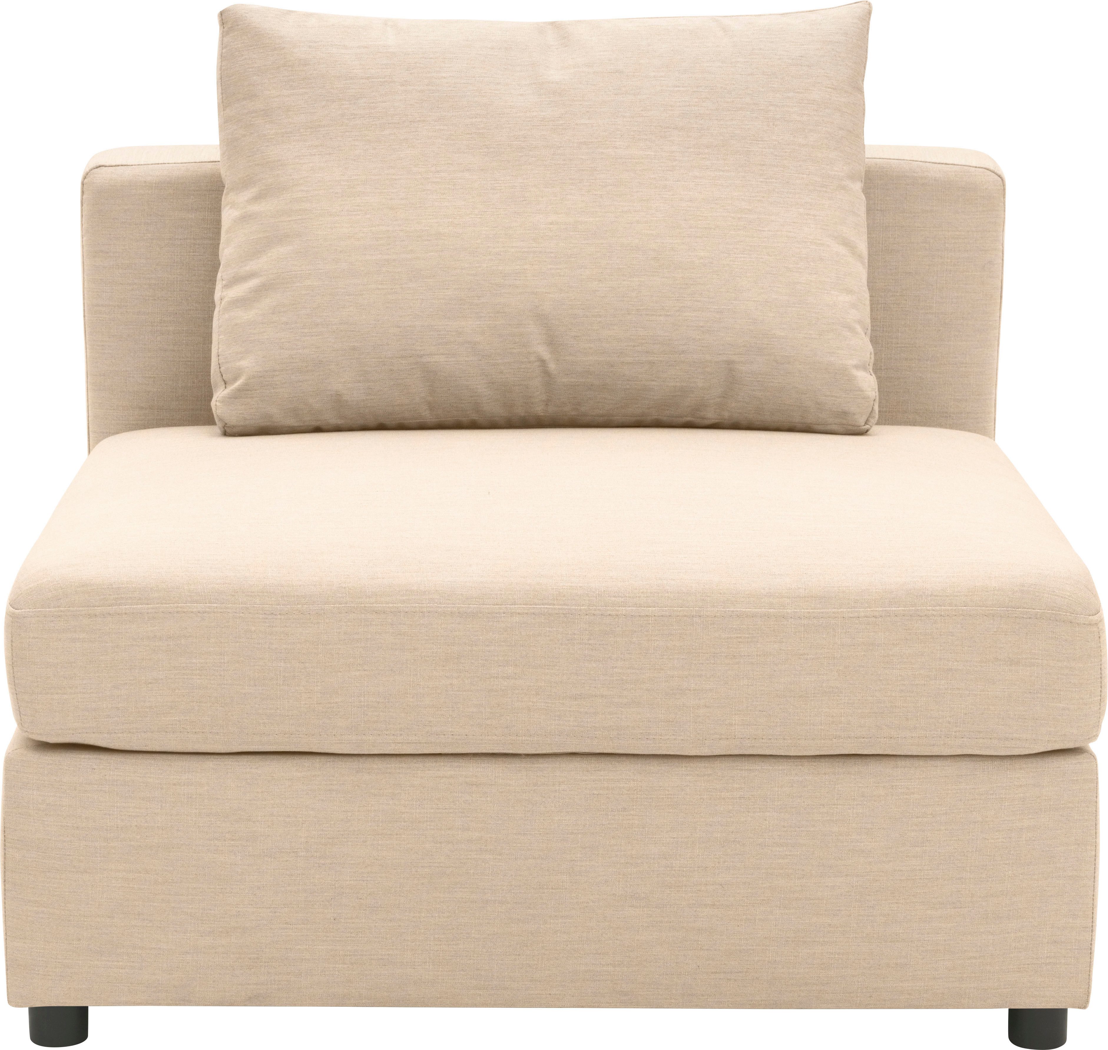 DOMO collection Sofaelement Solskin, individueel uitbreidbaar/combineerbaar met losse kussens. rug- en zijpanelen als steeksysteem.