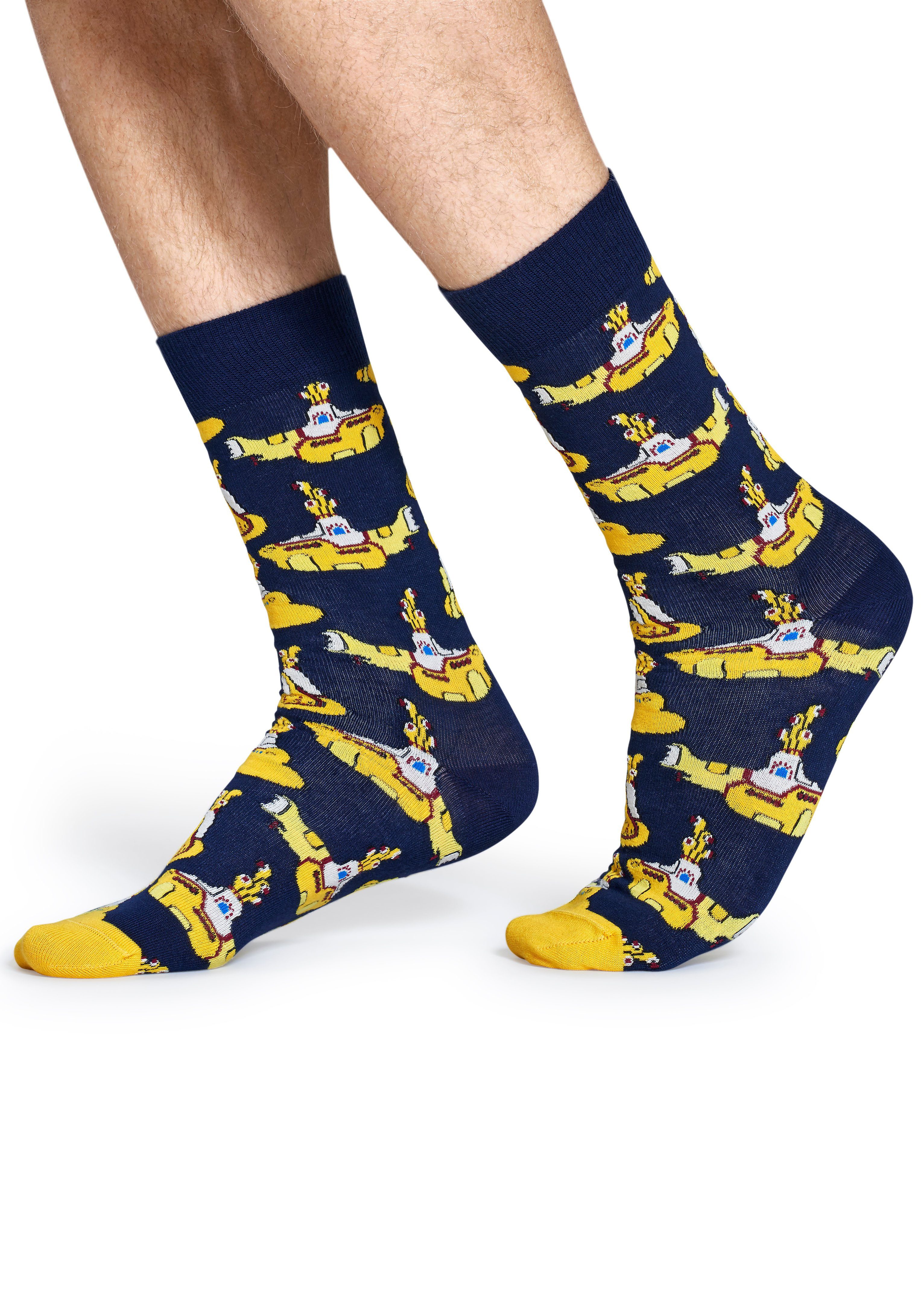 Happy Socks Lange sokken met u-boot-patroon (Set van 2)