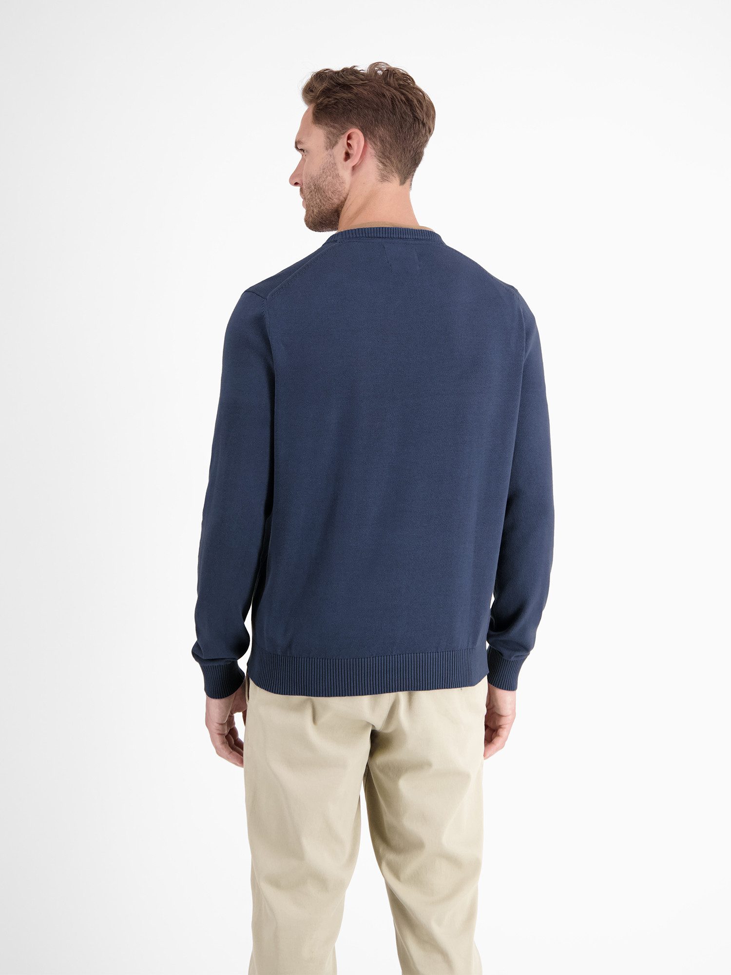 Lerros Gebreide trui LERROS crewneck gebreide pullover
