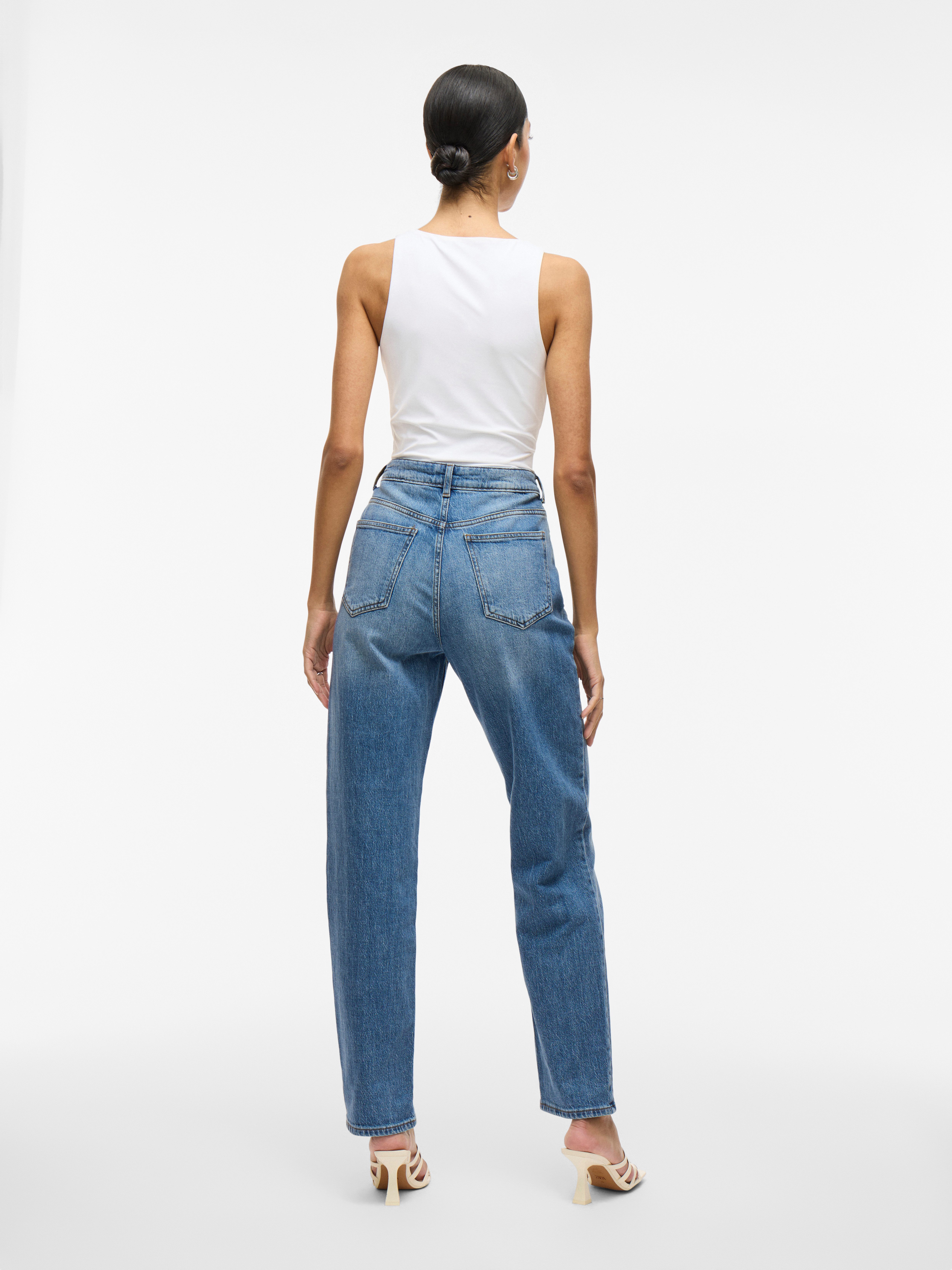 Vila High-waist jeans VIKELLY JAF HW STRAIGHT JEANS-NOOS