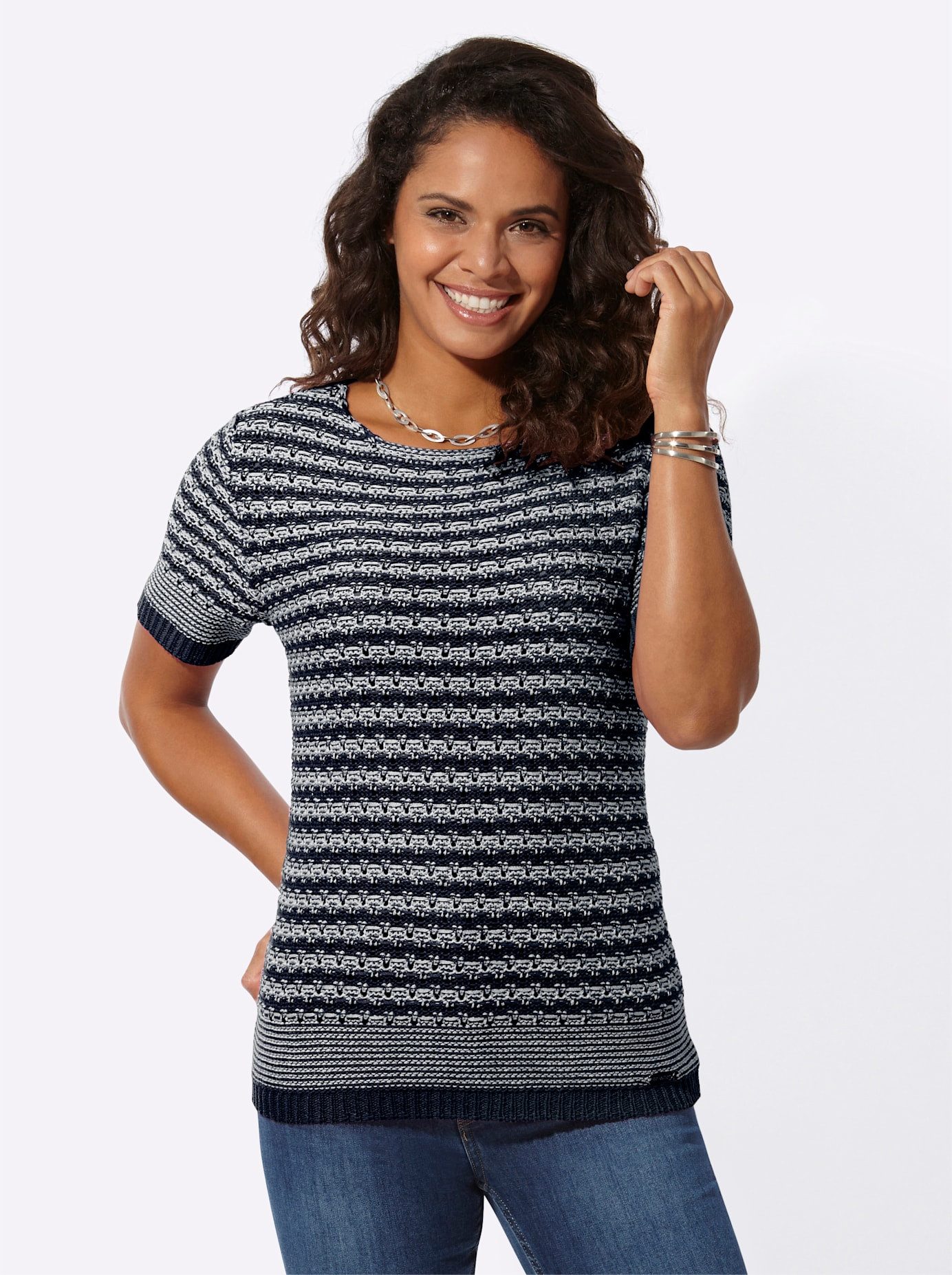 Casual Looks Trui met korte mouwen Trui