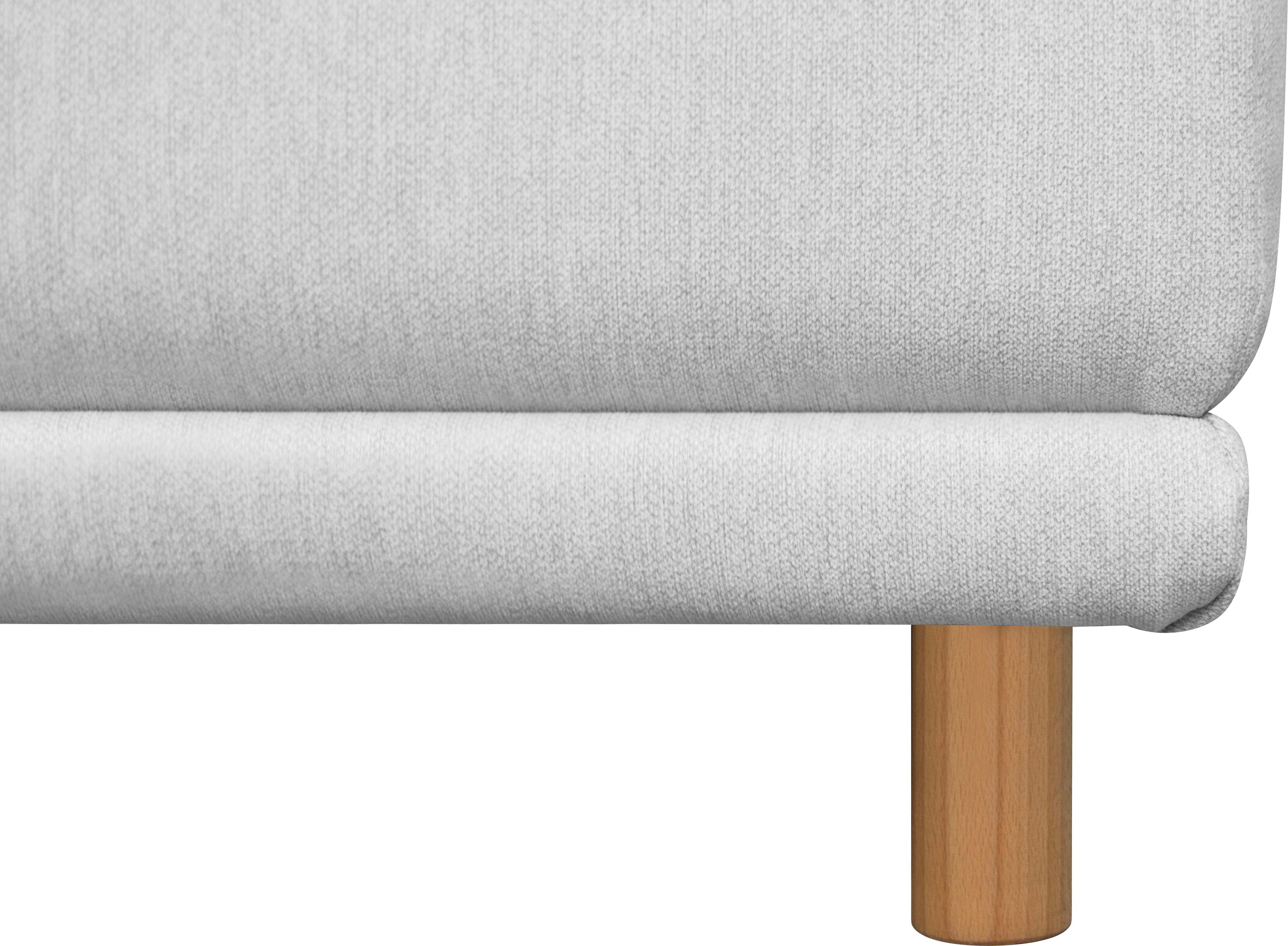 andas Loveseat Maroon stoel in een scandinavisch design, met losse kussens (set)