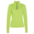 active by lascana runningshirt thermo met reflecterende details geel