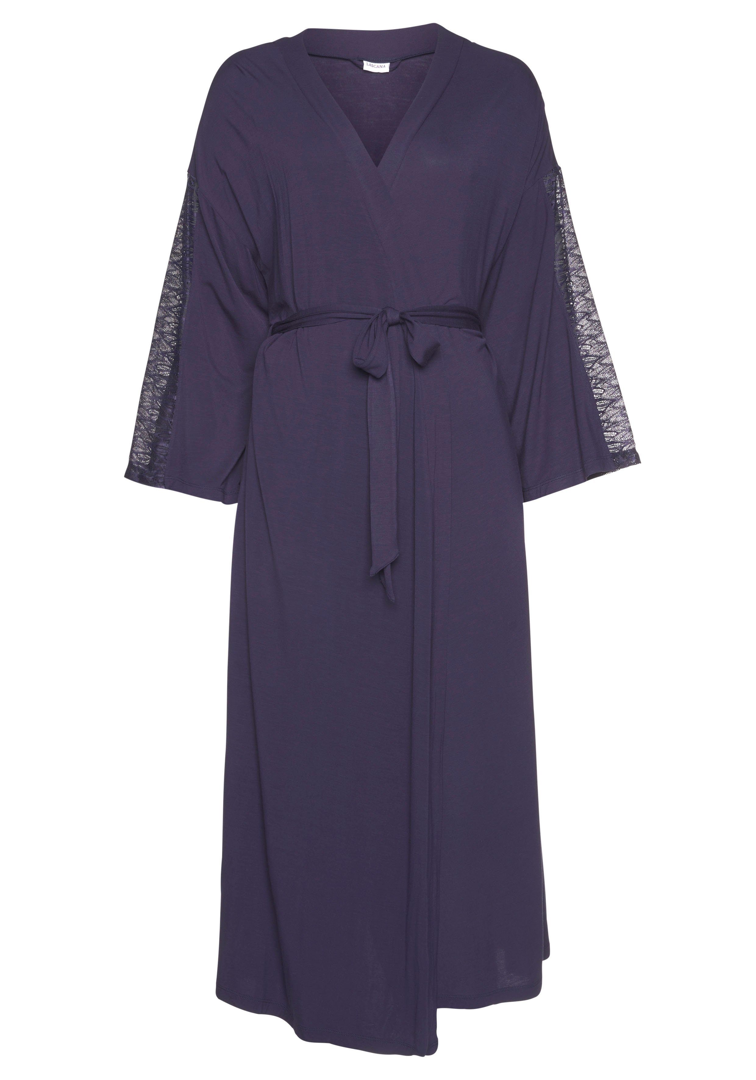 Lascana Kimono met kanten details