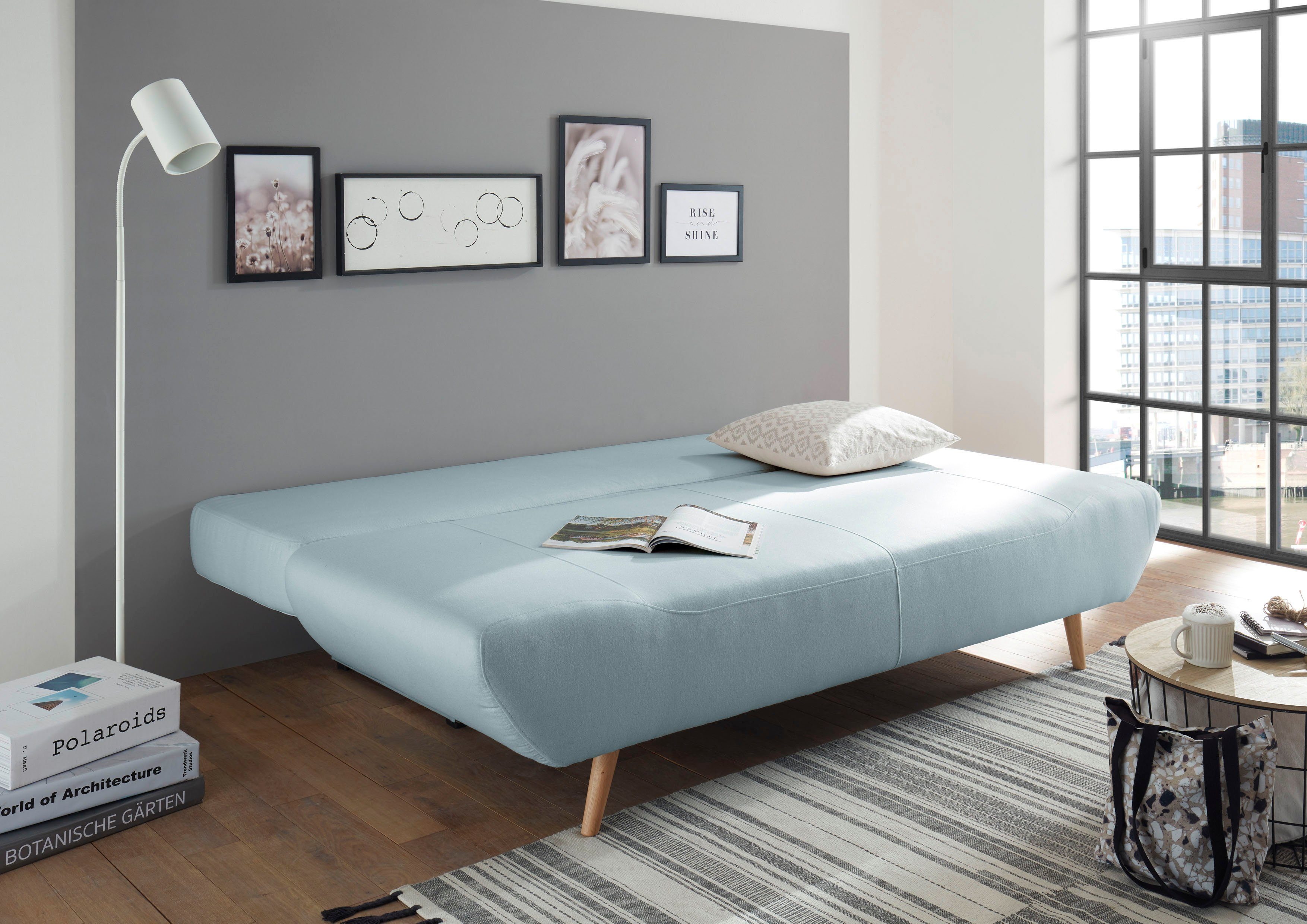 andas Slaapbank Segmon simpel in een comfortabel te bed veranderen, inclusief bedkist