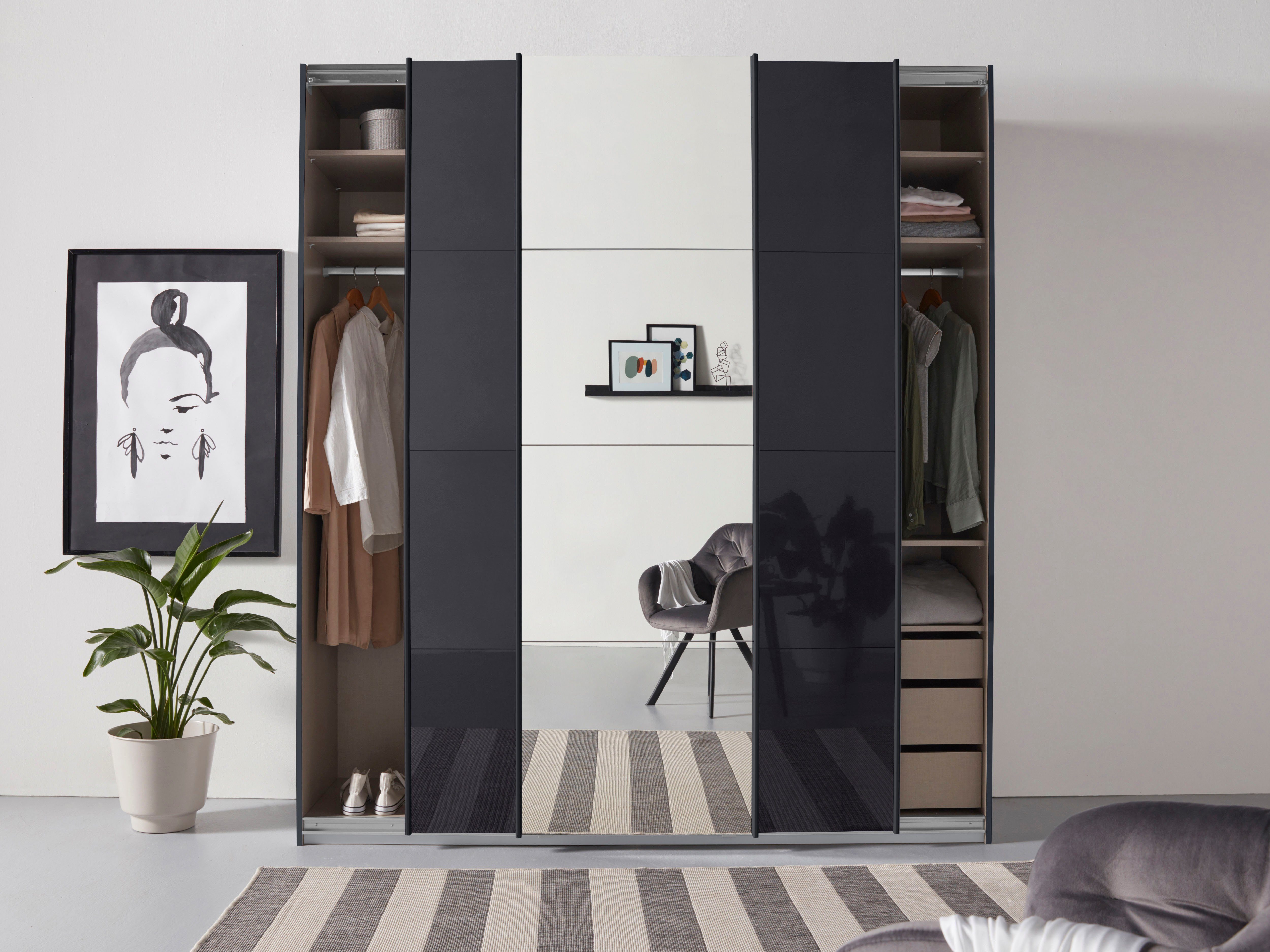 rauch Zweefdeurkast Kledingkast kast garderobe TOPSELLER OTELI incl. binnenindeling