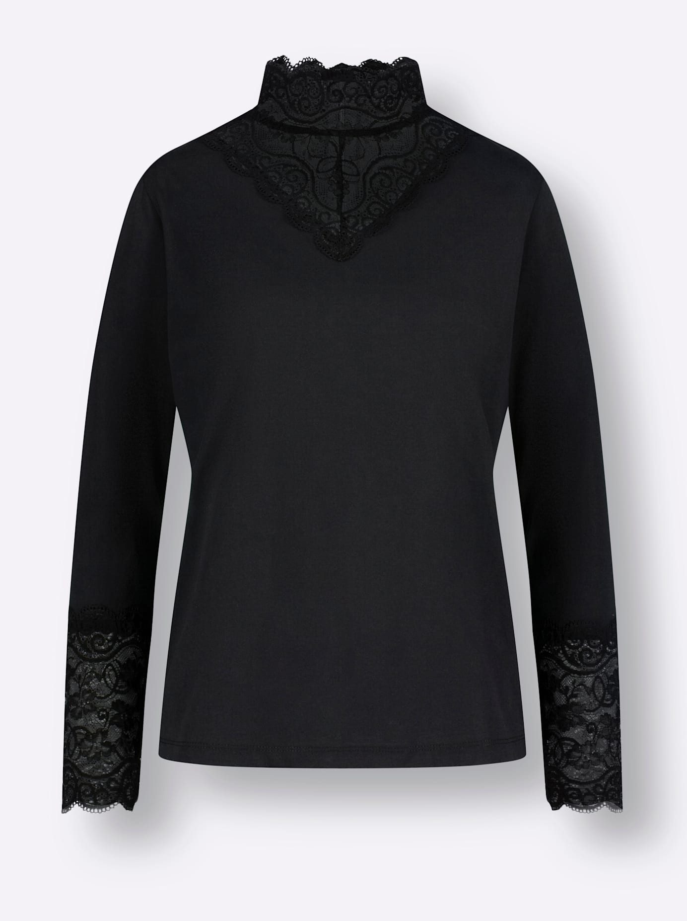 Classic Basics Shirt met staande kraag Shirt met opstaand kraagje (1-delig)