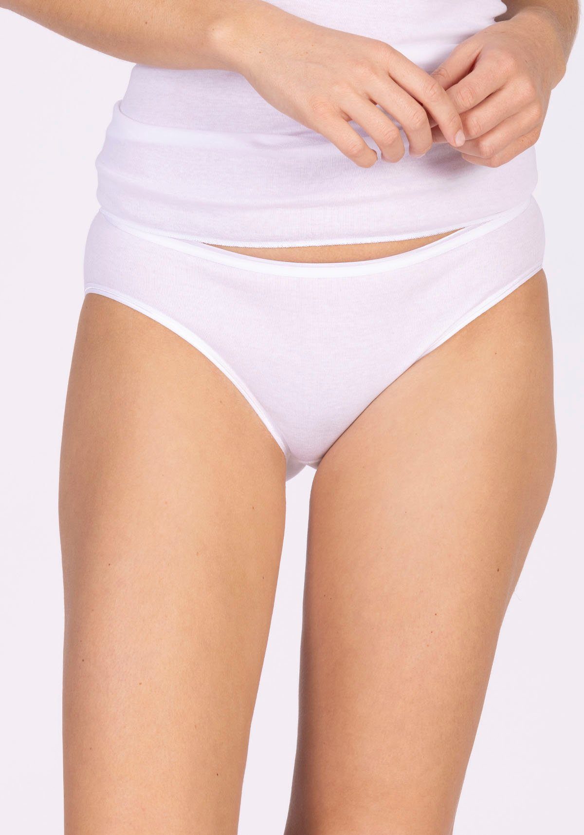 Nina Von C. Jazzpants Fine Cotton met aangenaam zachte glanzband (Set van 3)