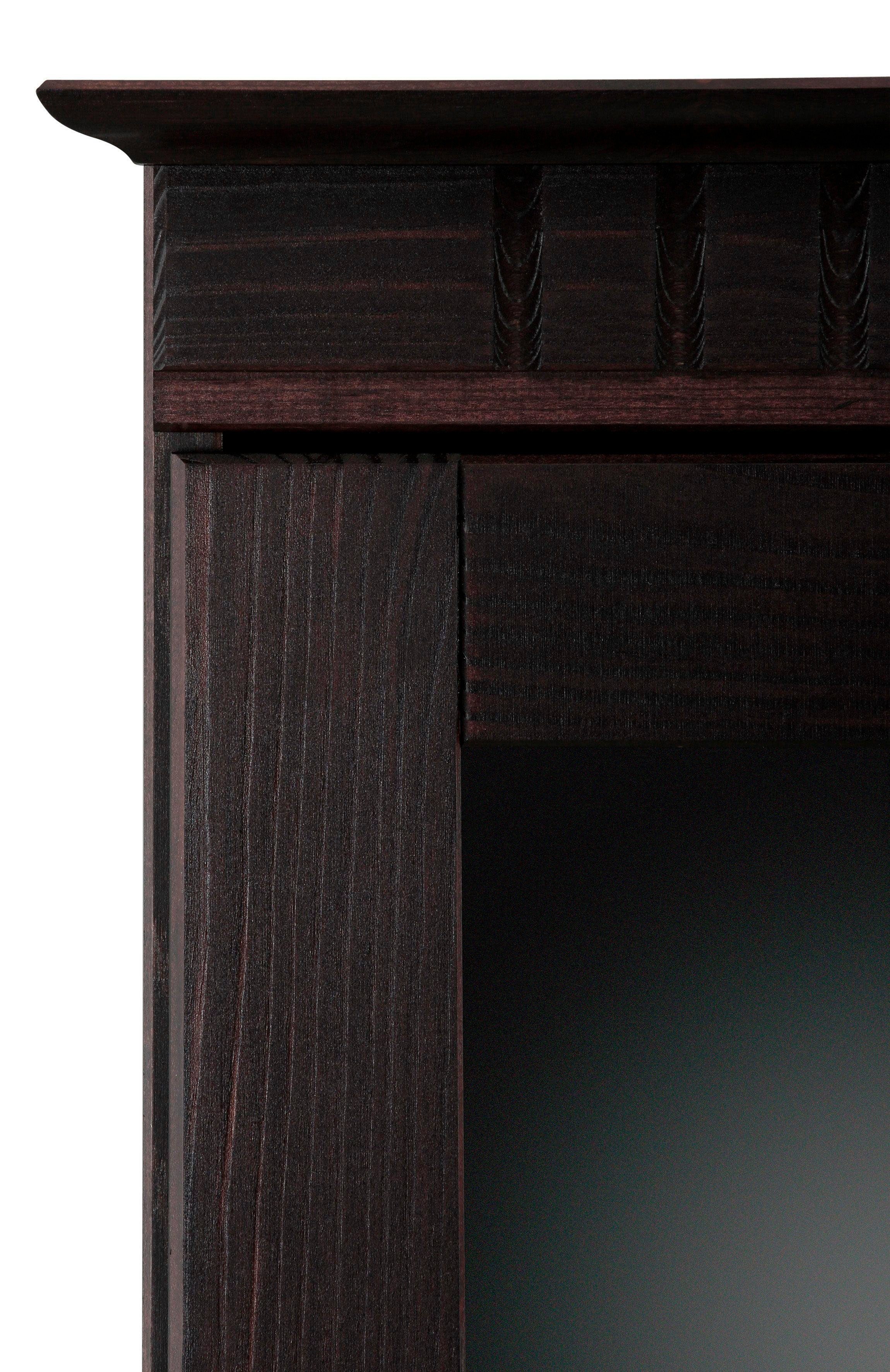 Home affaire Hangende vitrinekast Cubrix, optioneel met of zonder glazen deur gemaakt van prachtig massief grenen, breedte 35 cm, hoogte 85 cm