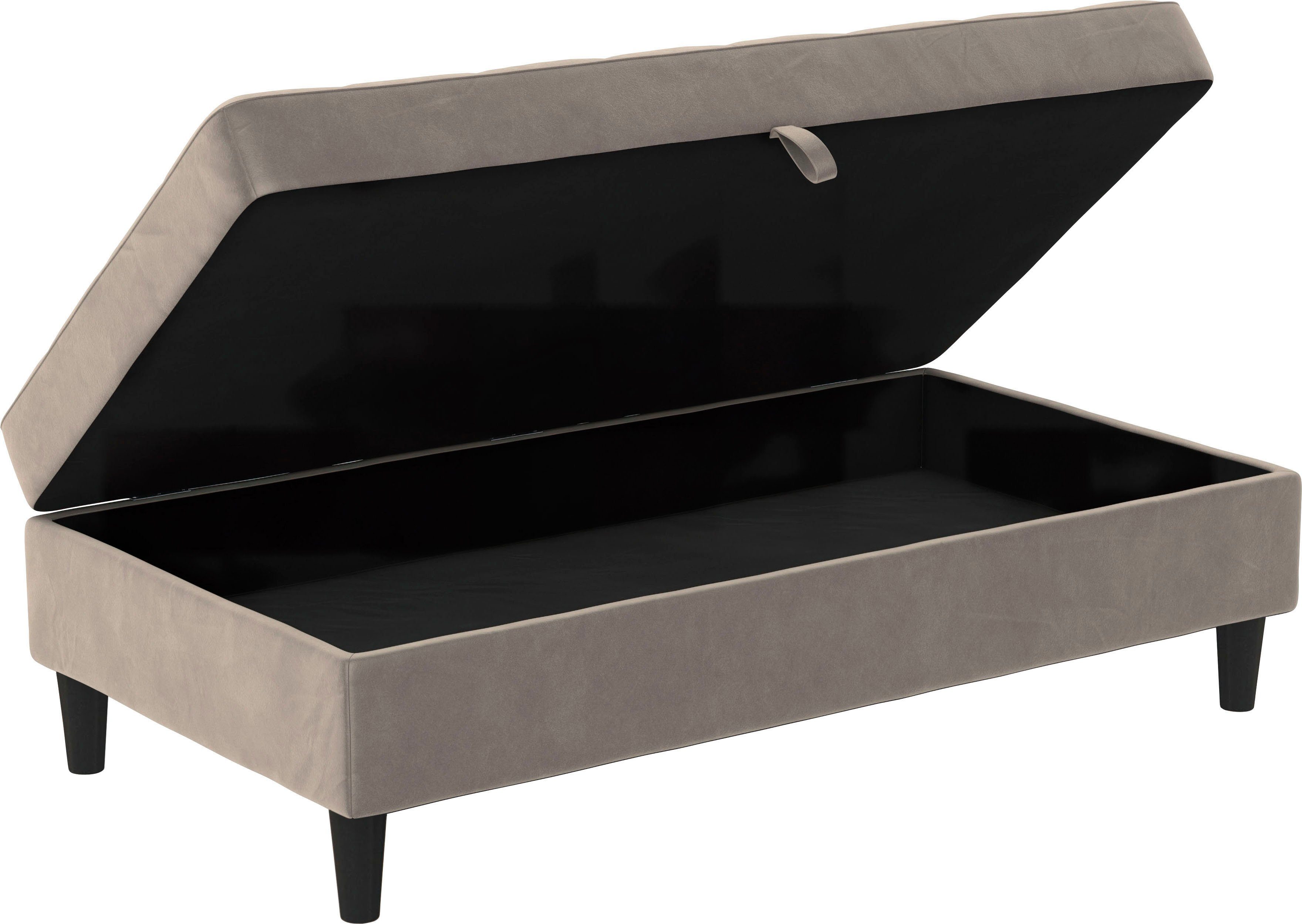 Dorel Home Hocker met bergruimte Presley Hocker met bergruimte, vrij plaatsbaar, zithoogte 43 cm