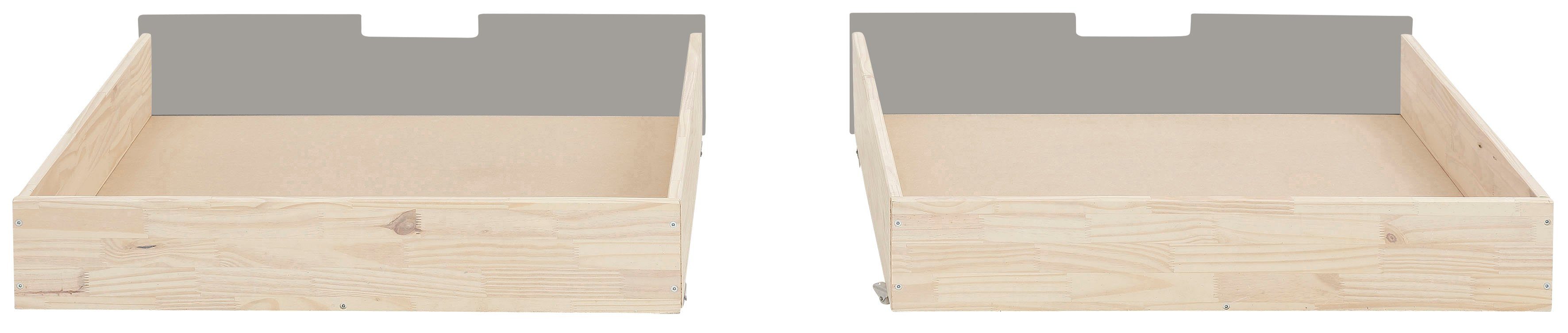 Lüttenhütt Bedlade Janne set van 2, grenenhout en mdf, breedte per lade 97 cm