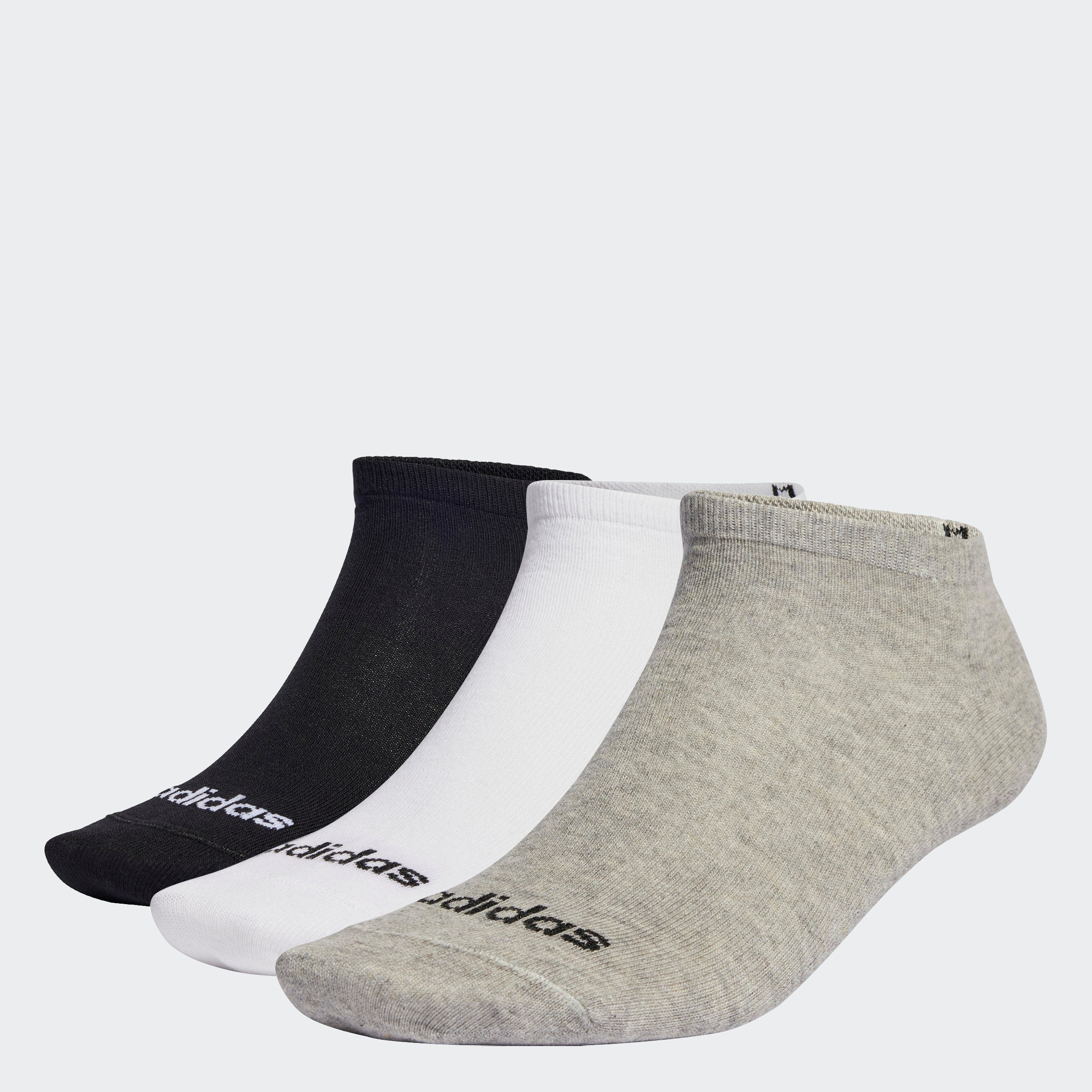 adidas Performance Functionele sokken THIN LINEAR LOWCUT SOCKS, 3 PAAR (3 paar)