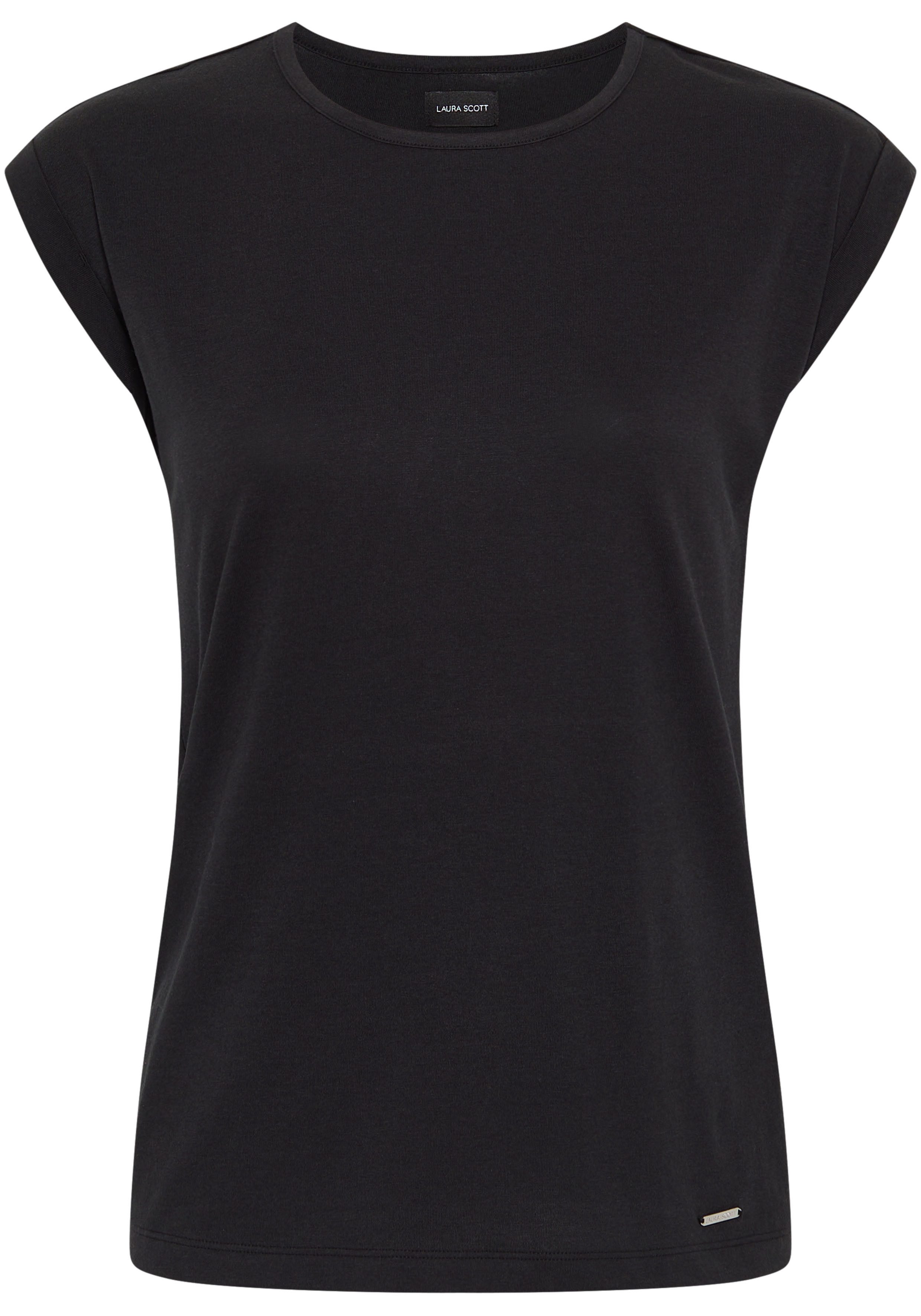 Laura Scott T-shirt in moderne kleuren (4-delig 4-delige set)