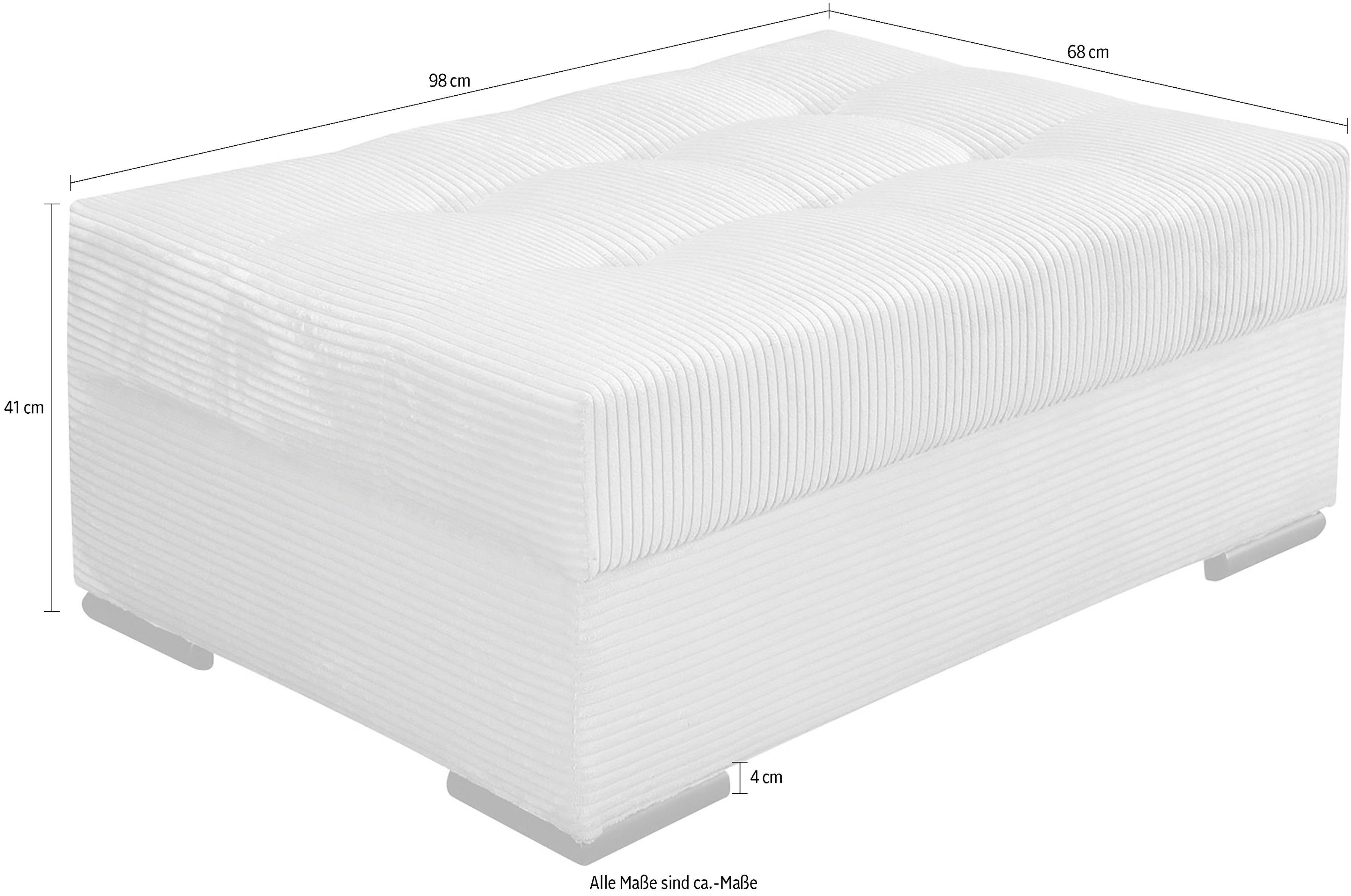 COLLECTION AB Hocker JOSY Vrij plaatsbaar,comfortabele binnenvering, naar wens te combineren