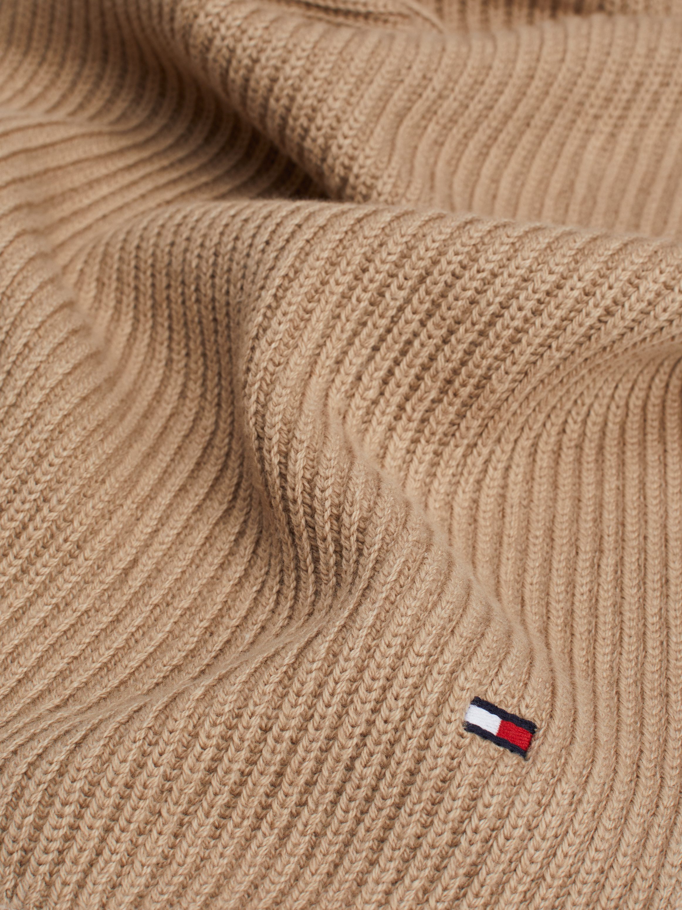 Tommy Hilfiger Gebreide sjaal TH FLAG PIMA COTTON CASH SCARF