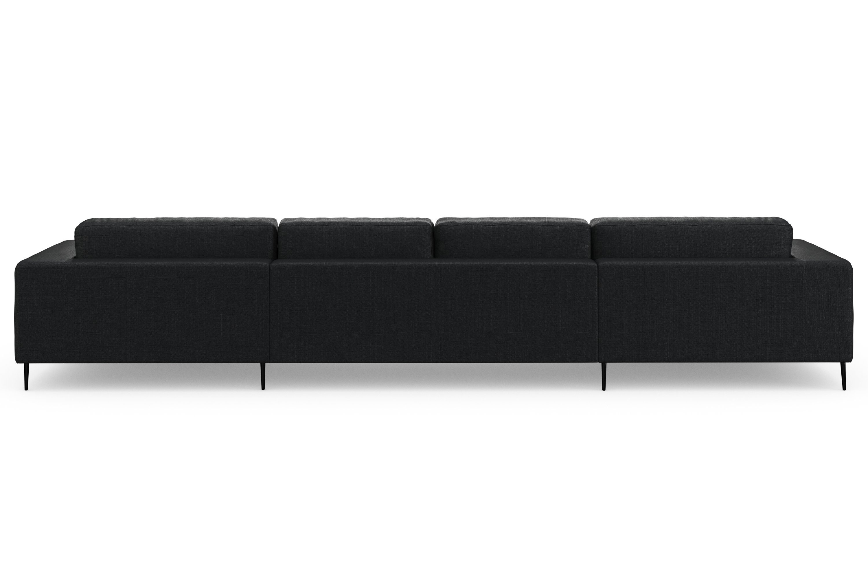 DOMO collection Zithoek Modica U-vorm XXL, in een moderne look met 2 royale récamiers, ook in cord