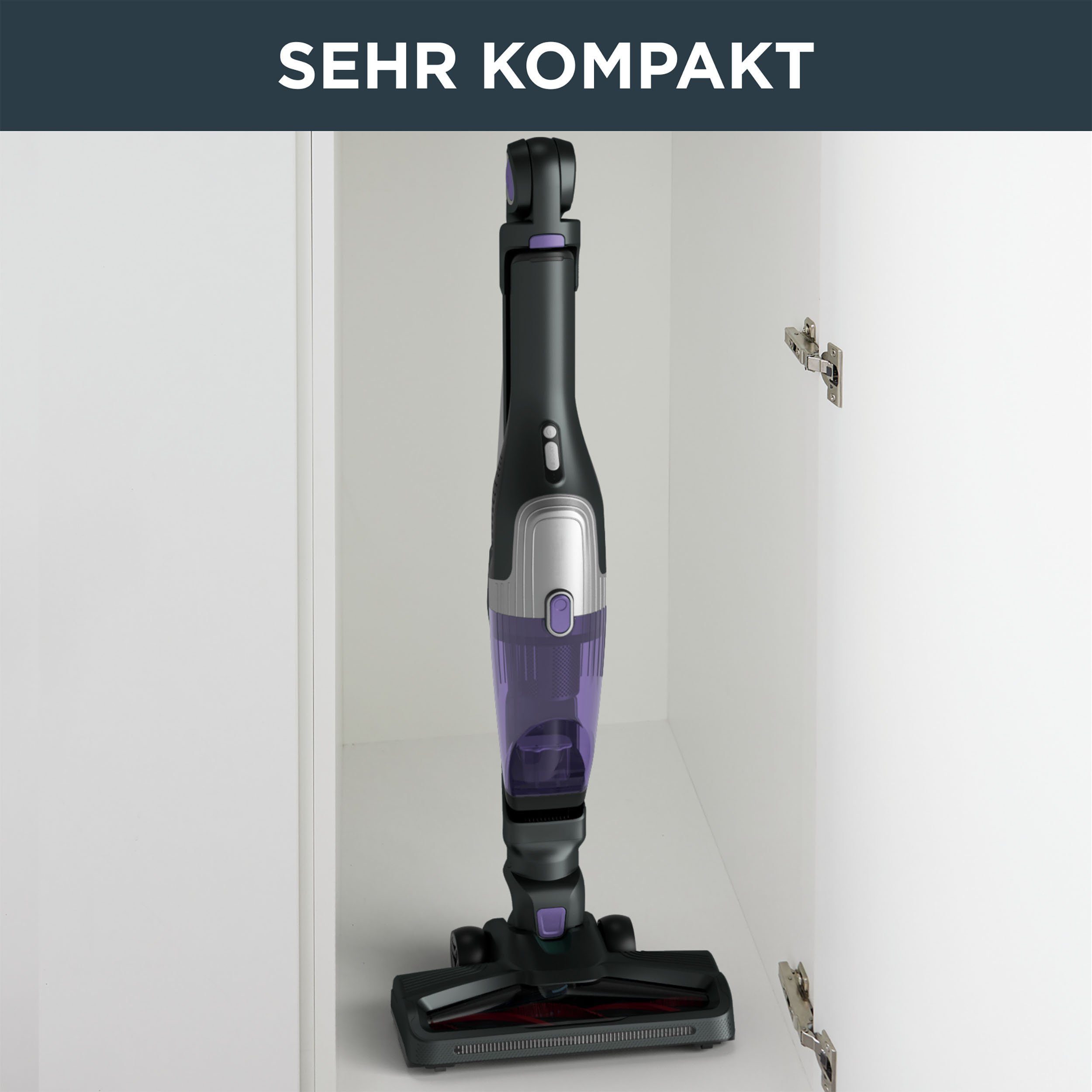 Rowenta Accu-kruimeldief en -stofzuiger RH1238 Xtrem Compact krachtig, vloeroplaadstation, multifunctionele reiniging, flex-gewricht
