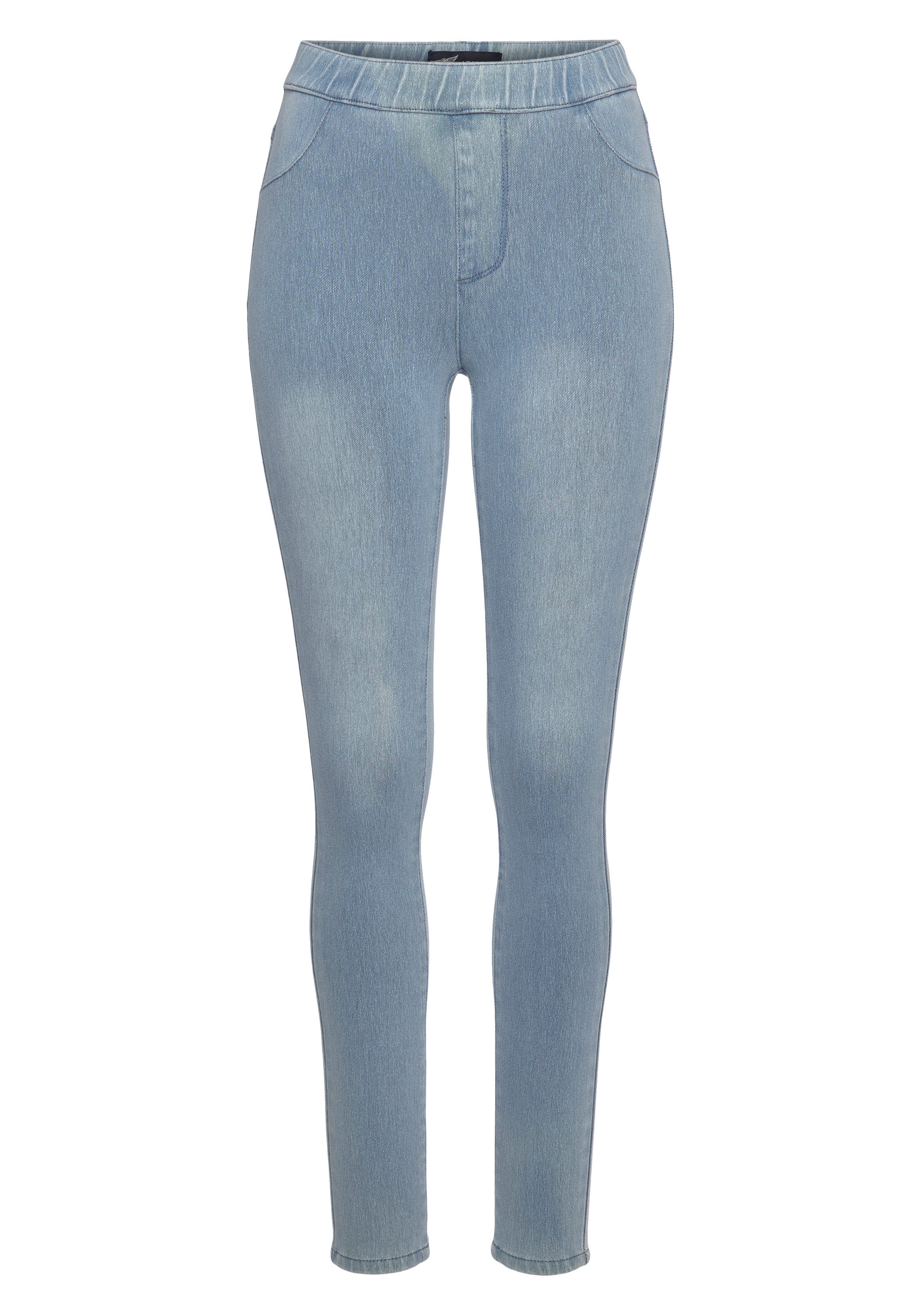 Arizona Jogpants High Waist extra-strak gesneden, enkel-lange pasvorm, hoge taille