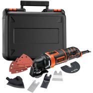 black + decker elektrisch multifunctioneel gereedschap mt300ka (set, 13 stuks) oranje