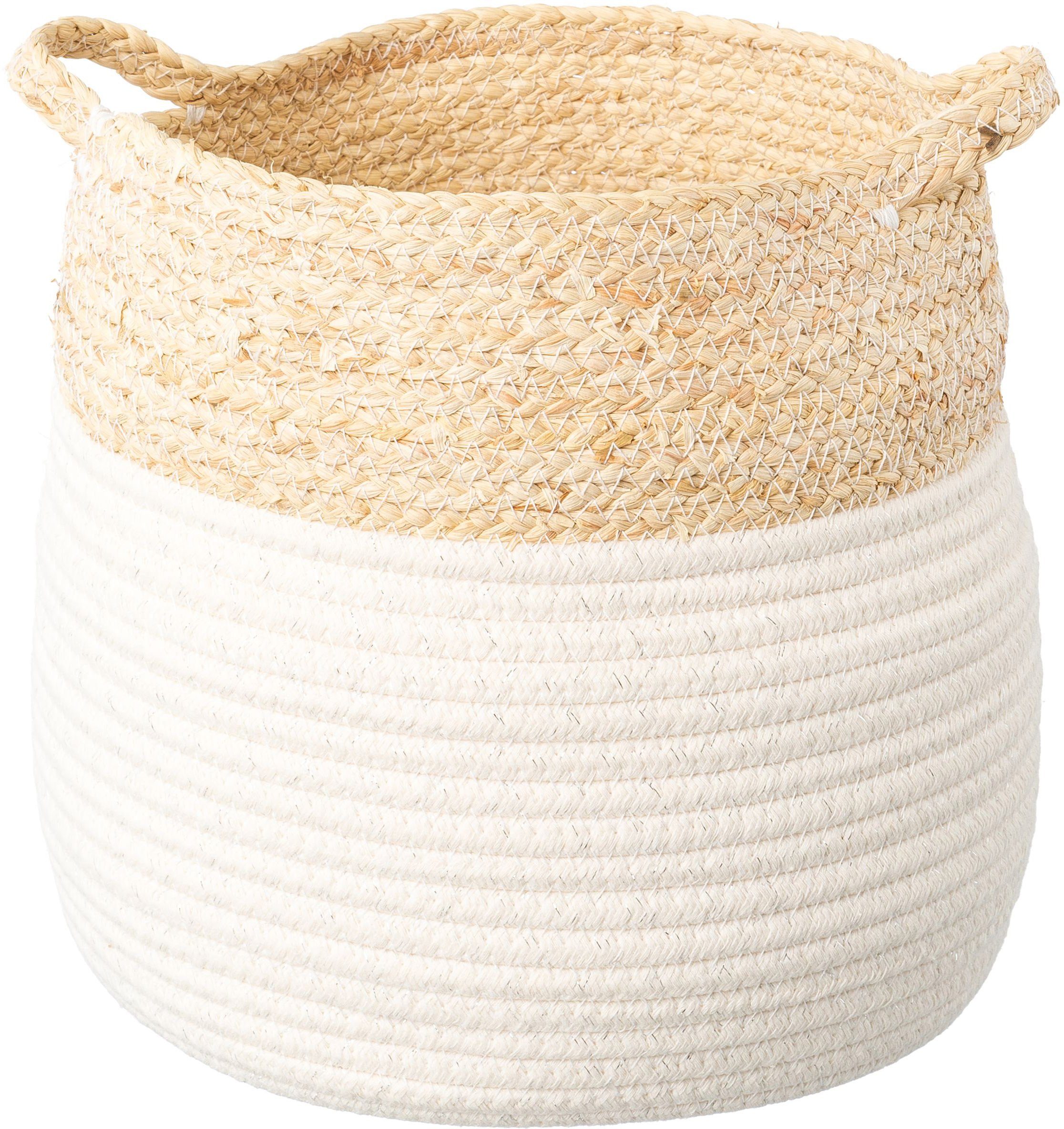 Creativ deco Opbergmand 3 maten stapelbaar: 20x20 cm, 25x25 cm, 30x30 cm (set, 3 stuks)