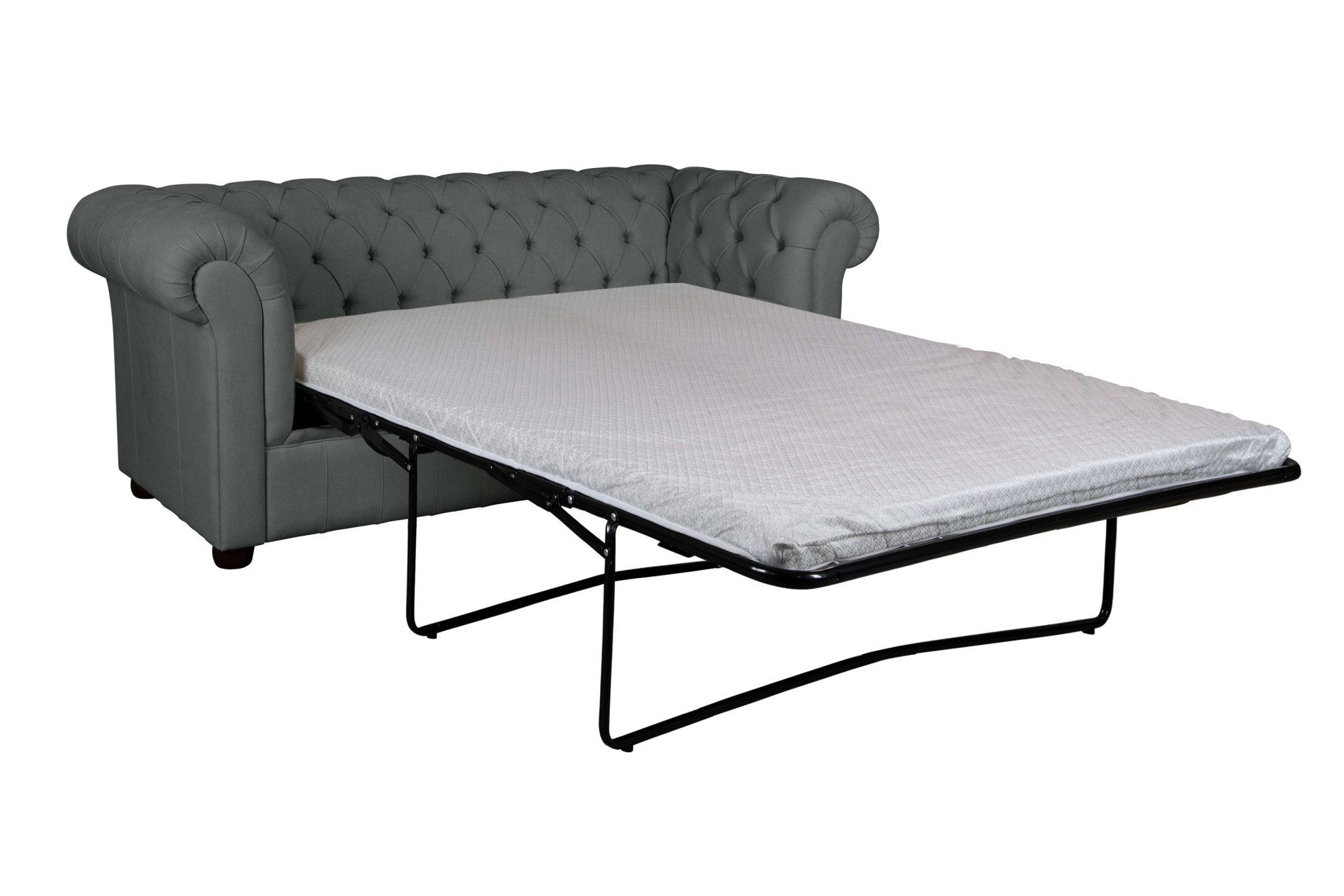 Home affaire 3-zitsbank CHARENTE, optionele slaapbank, Chesterfield-sofa, bedfunctie met edele knoopbevestiging en typische armleuningen, b/d/h 198/89/74 cm